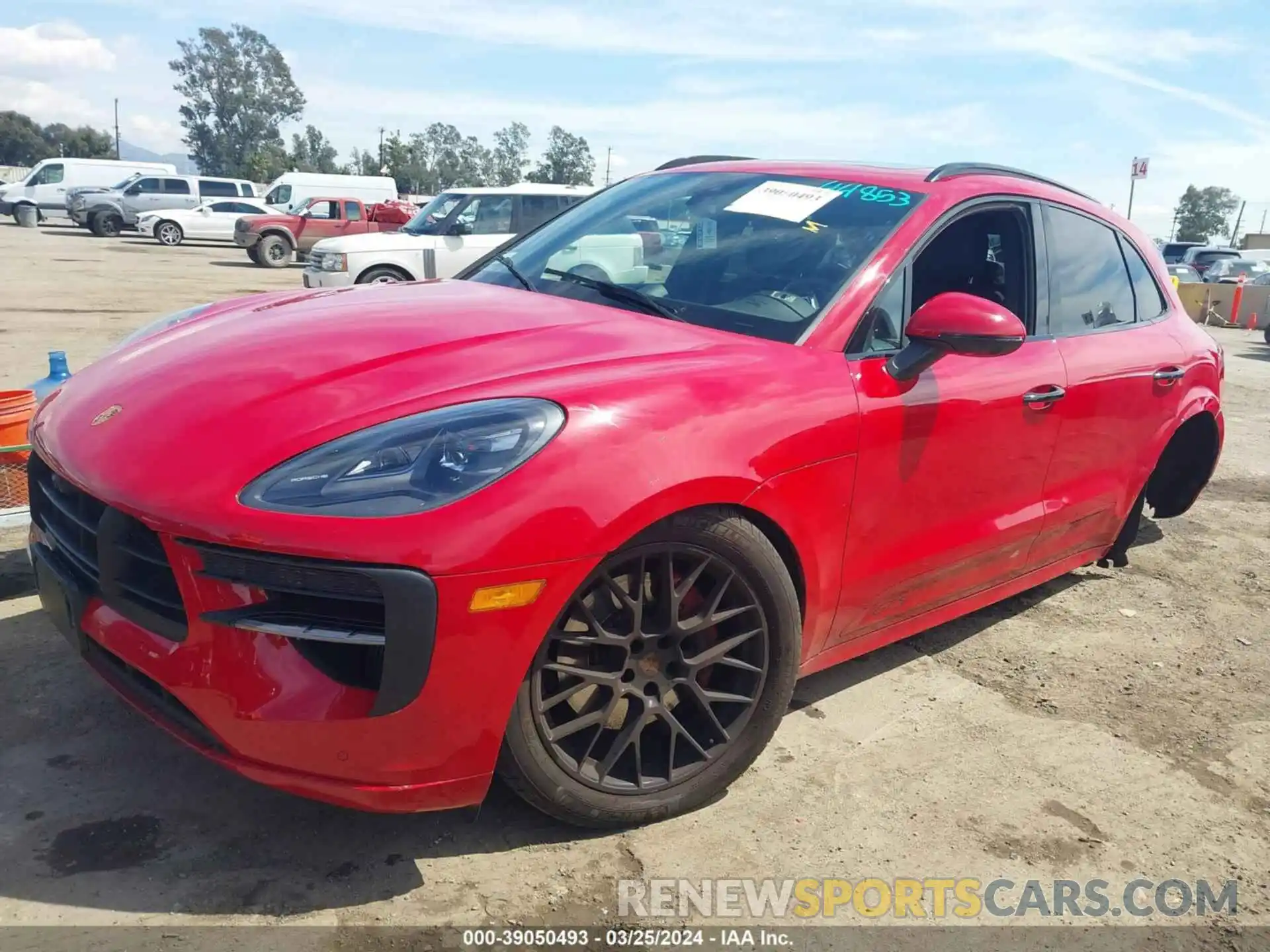 2 Photograph of a damaged car WP1AG2A55MLB51926 PORSCHE MACAN 2021