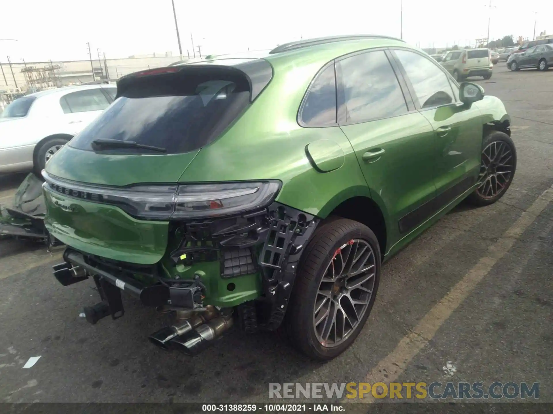 4 Photograph of a damaged car WP1AG2A56MLB52258 PORSCHE MACAN 2021