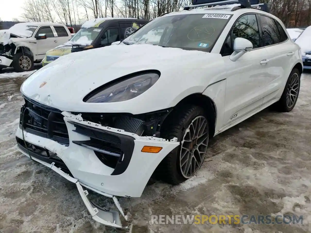 2 Photograph of a damaged car WP1AG2A57MLB50941 PORSCHE MACAN 2021