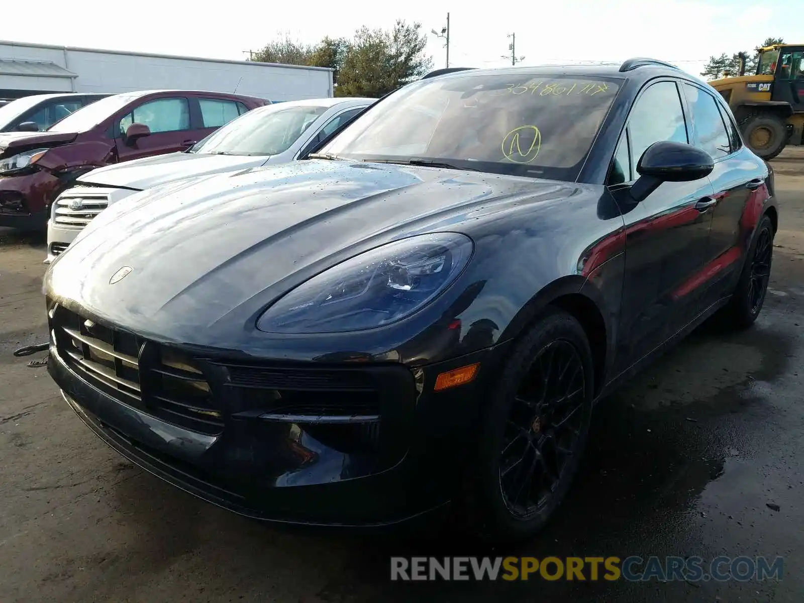 2 Photograph of a damaged car WP1AG2A59MLB50830 PORSCHE MACAN 2021