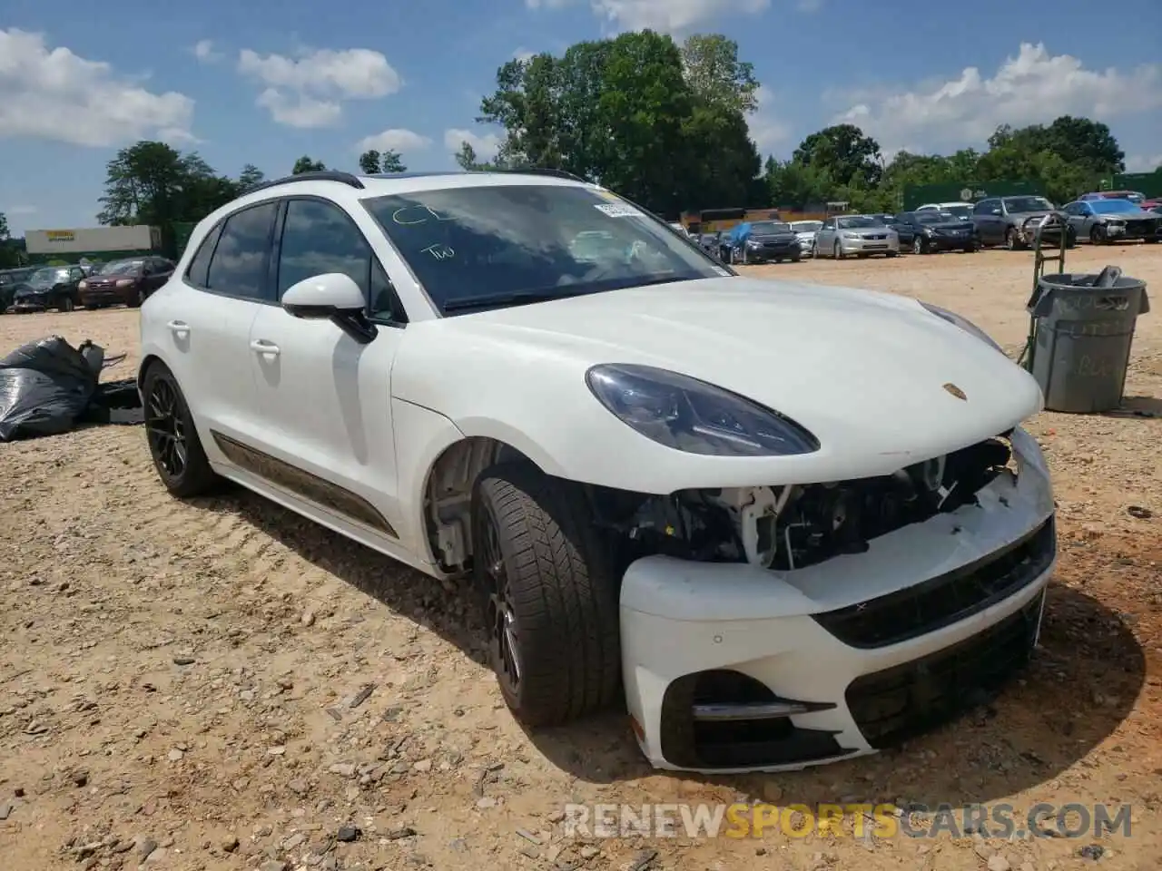 1 Photograph of a damaged car WP1AG2A59MLB51671 PORSCHE MACAN 2021