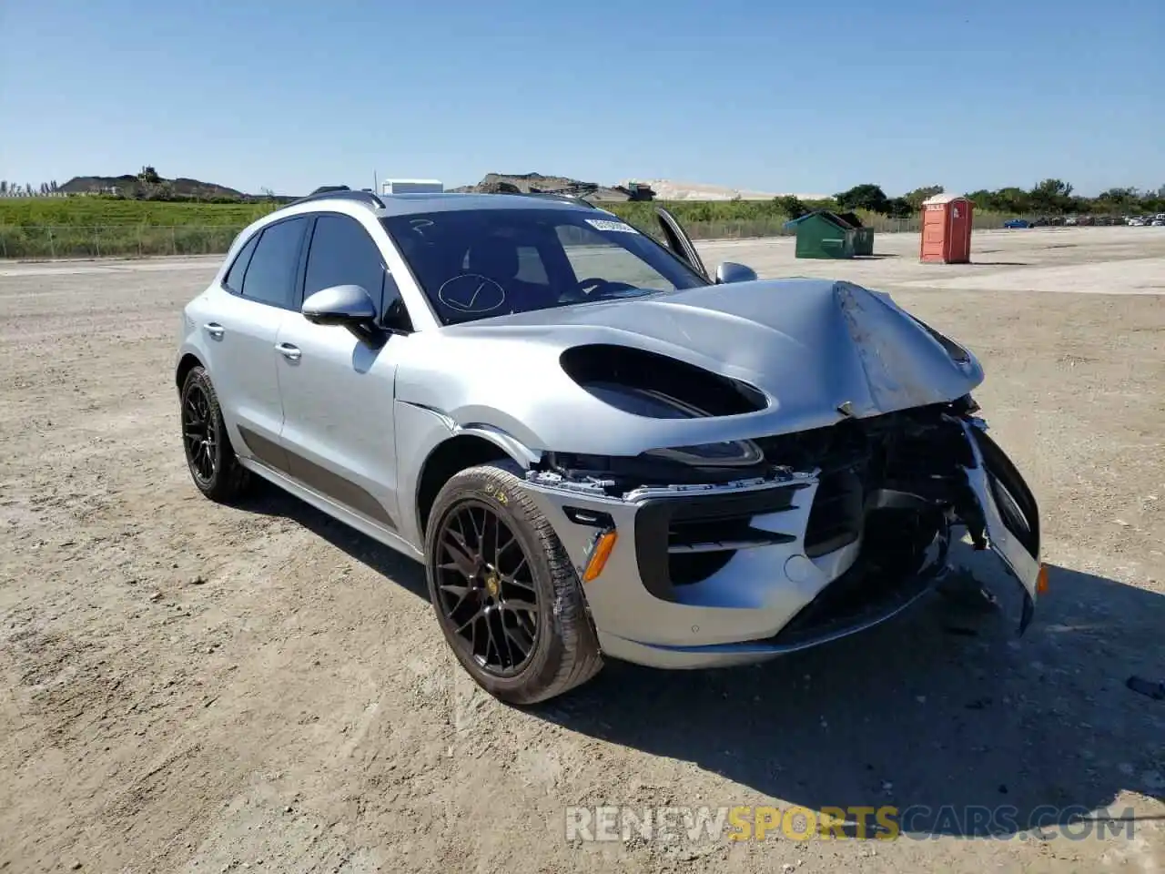 1 Photograph of a damaged car WP1AG2A59MLB52562 PORSCHE MACAN 2021