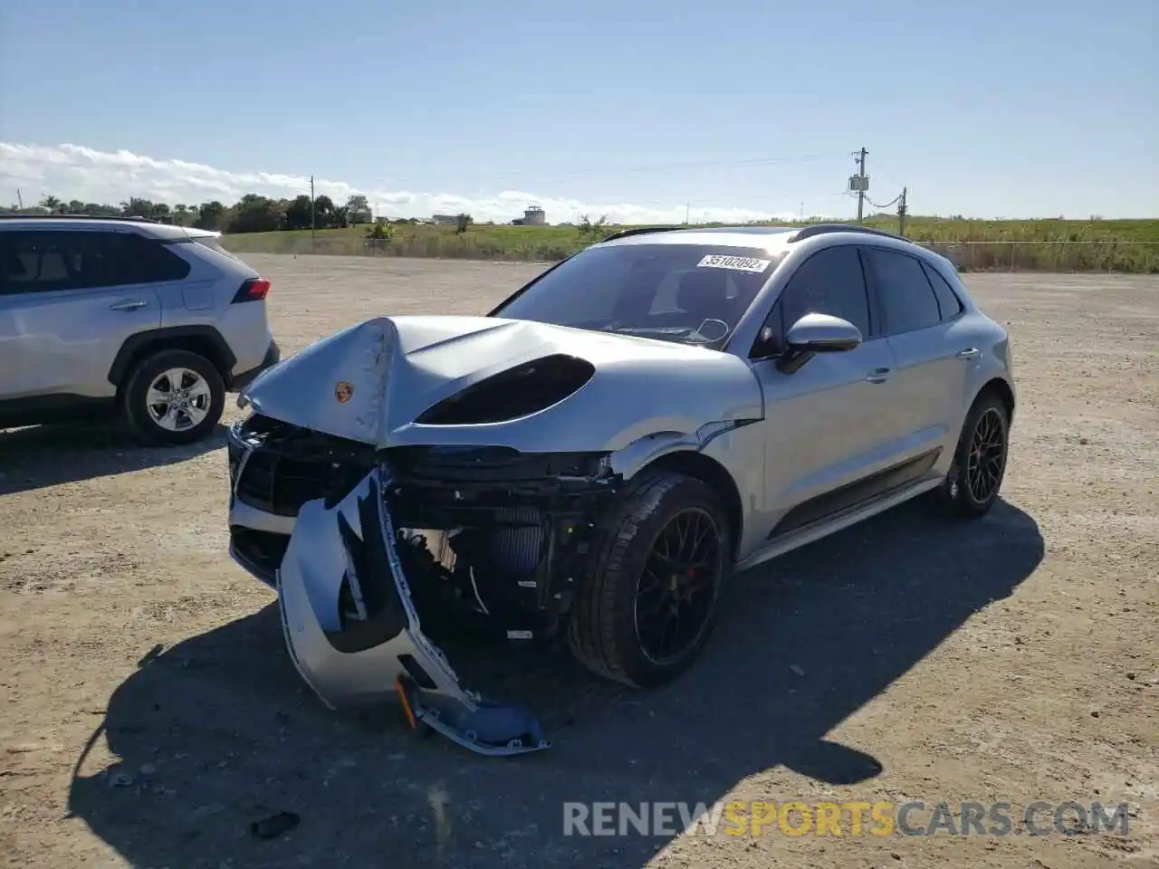 2 Photograph of a damaged car WP1AG2A59MLB52562 PORSCHE MACAN 2021