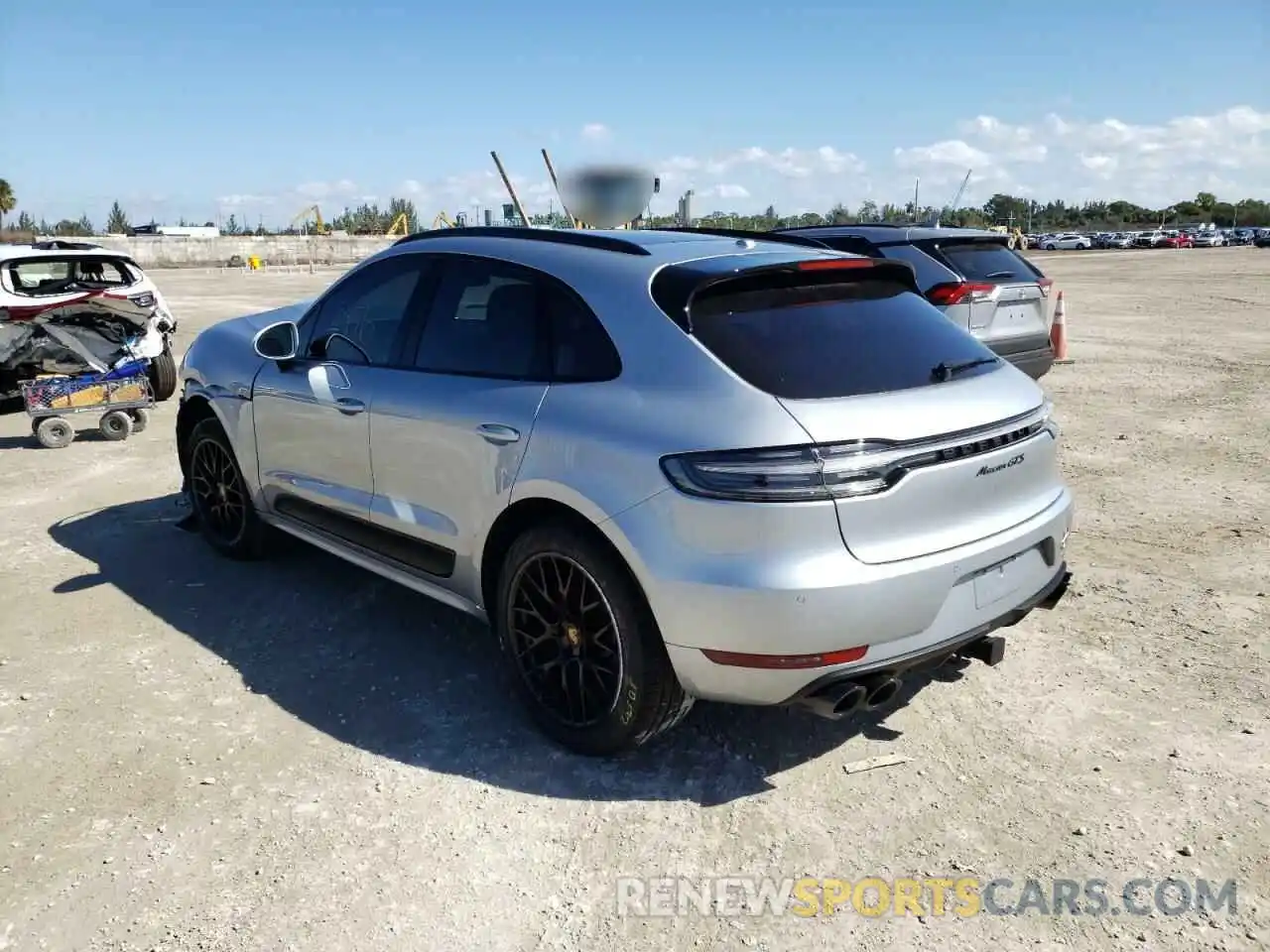 3 Photograph of a damaged car WP1AG2A59MLB52562 PORSCHE MACAN 2021