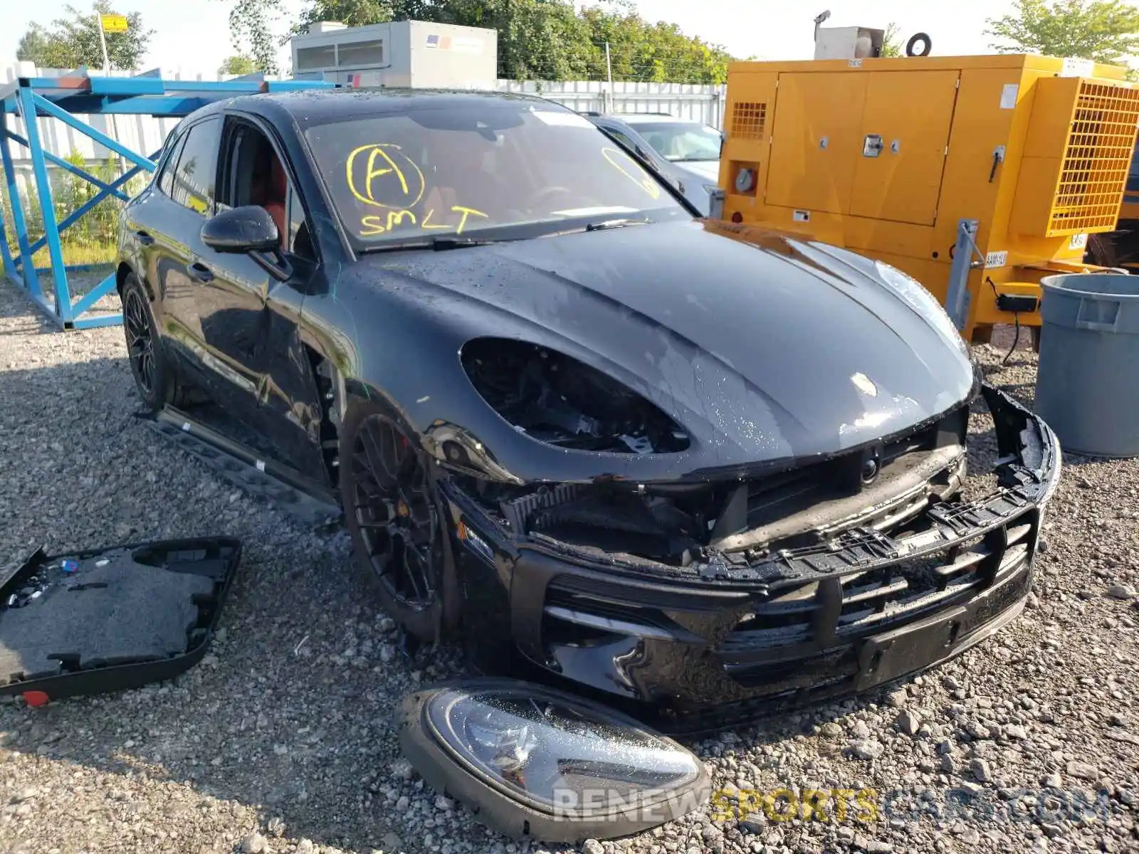 1 Photograph of a damaged car WP1AG2A5XMLB51369 PORSCHE MACAN 2021