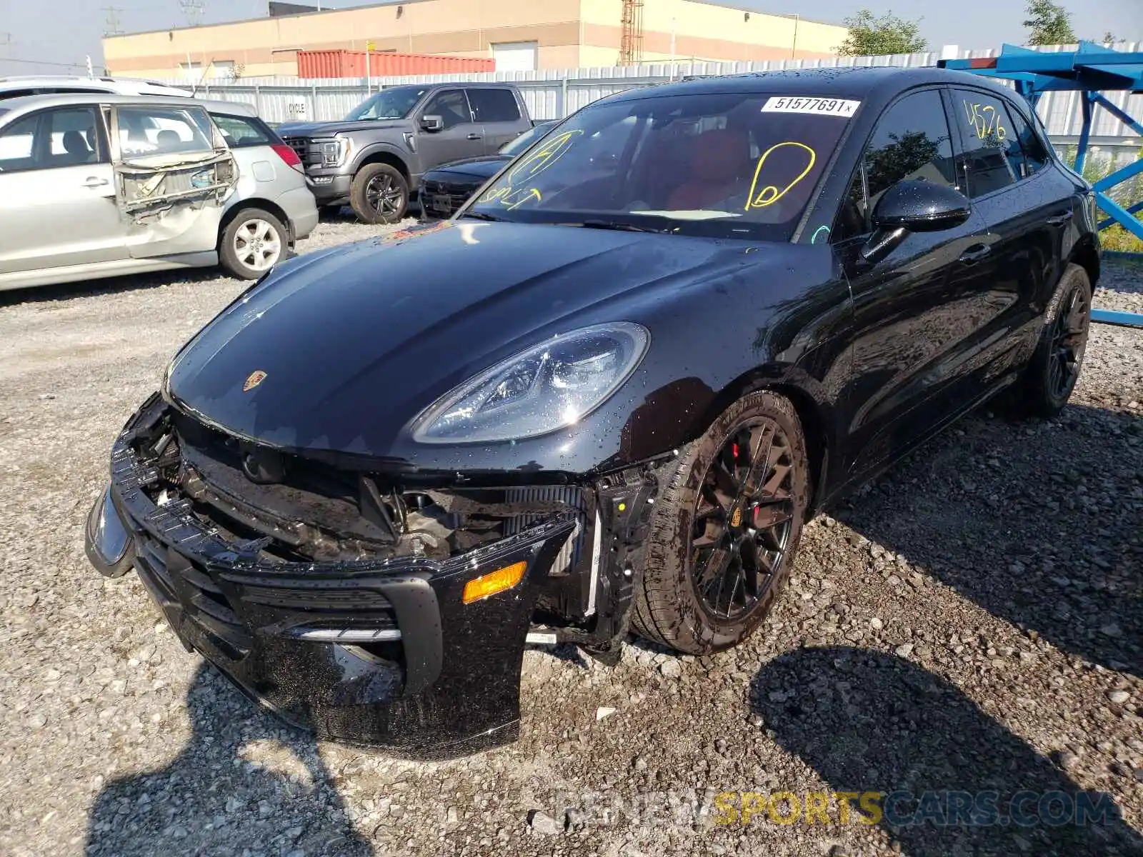 2 Photograph of a damaged car WP1AG2A5XMLB51369 PORSCHE MACAN 2021