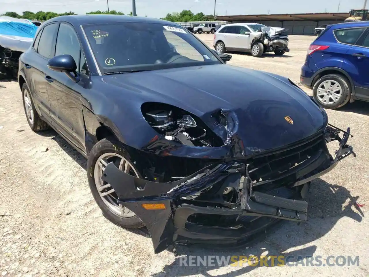 1 Photograph of a damaged car WP1AA2A50NLB04435 PORSCHE MACAN 2022