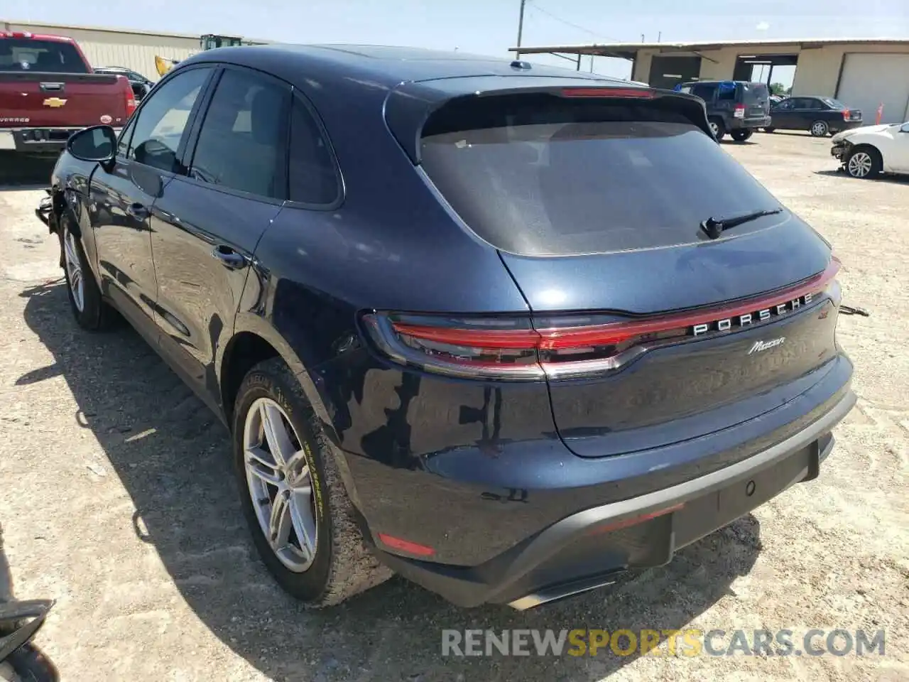 3 Photograph of a damaged car WP1AA2A50NLB04435 PORSCHE MACAN 2022