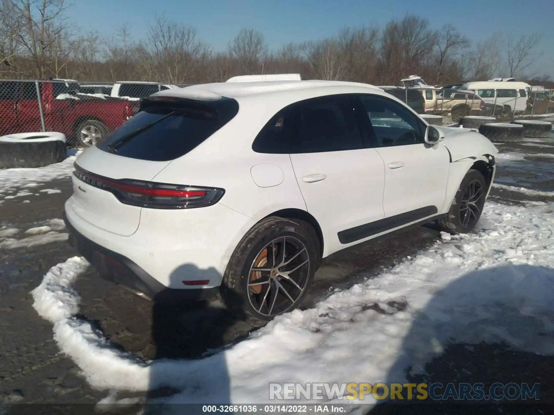 4 Photograph of a damaged car WP1AA2A51NLB00121 PORSCHE MACAN 2022