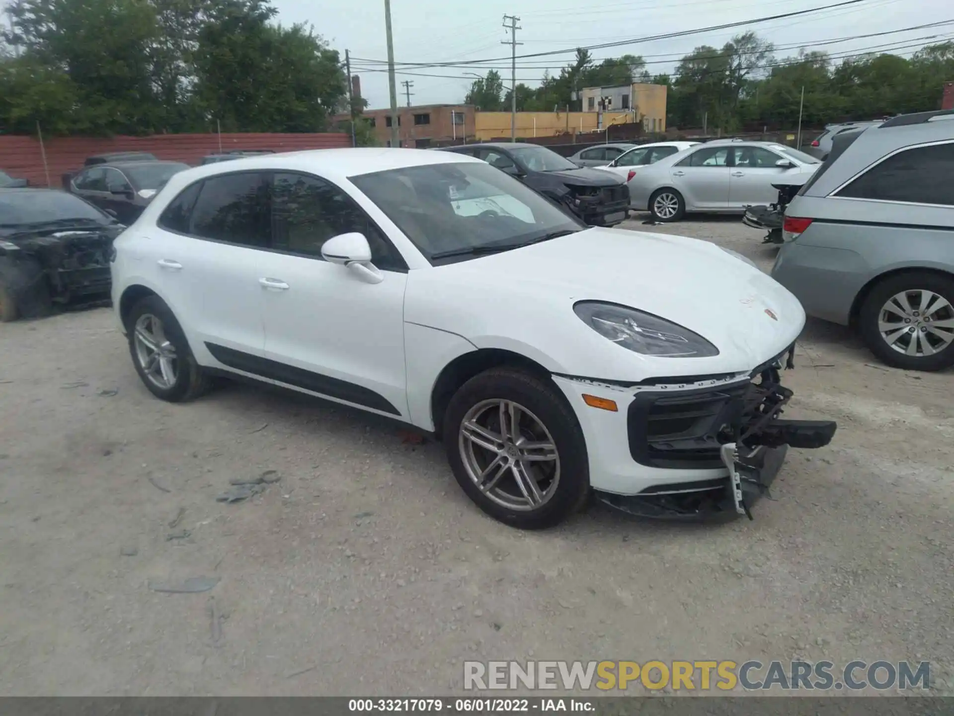 1 Photograph of a damaged car WP1AA2A52NLB01357 PORSCHE MACAN 2022