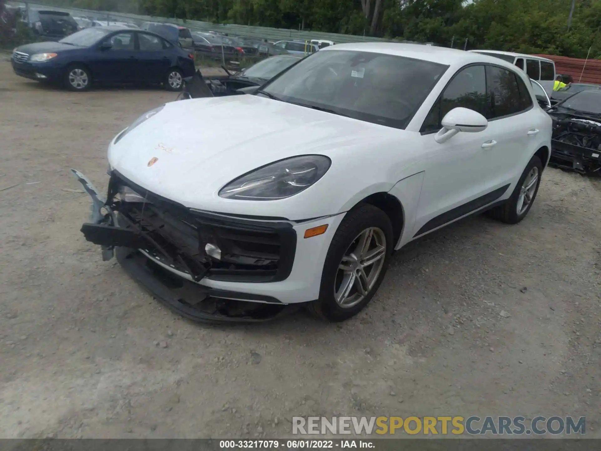 2 Photograph of a damaged car WP1AA2A52NLB01357 PORSCHE MACAN 2022