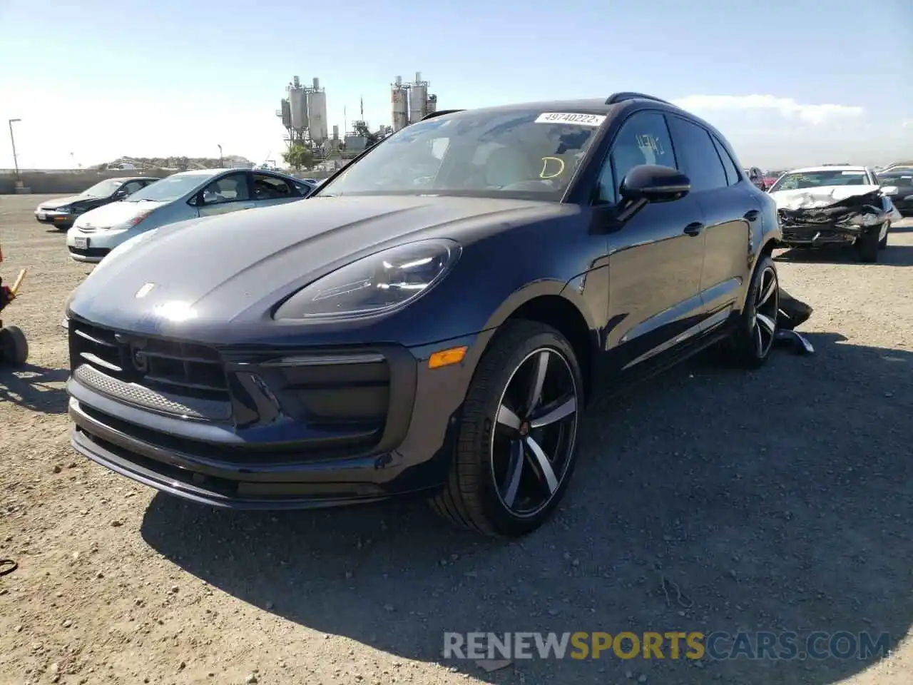 2 Photograph of a damaged car WP1AA2A57NLB00348 PORSCHE MACAN 2022