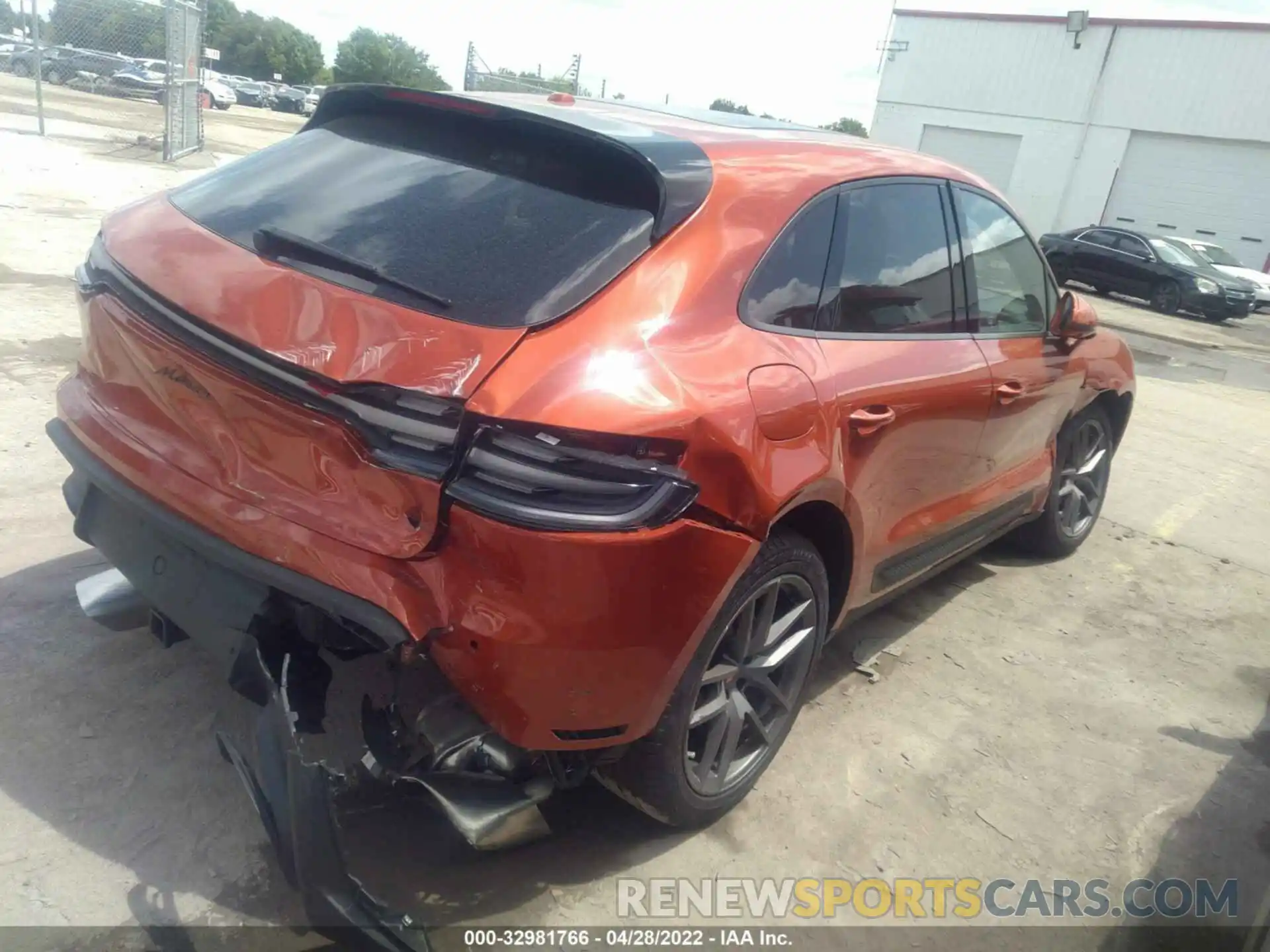 6 Photograph of a damaged car WP1AA2A59NLB01842 PORSCHE MACAN 2022