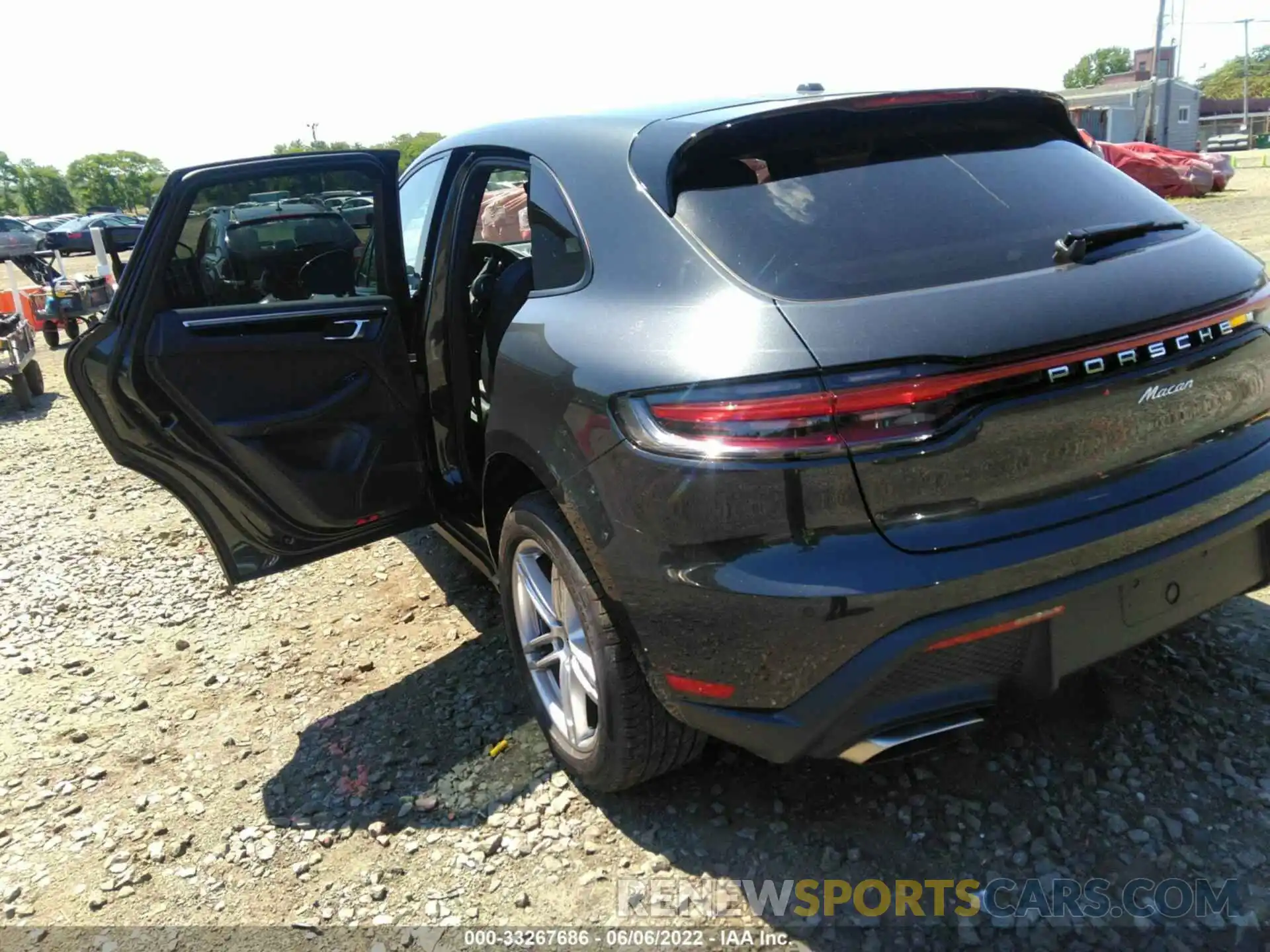 2 Photograph of a damaged car WP1AA2A59NLB06751 PORSCHE MACAN 2022