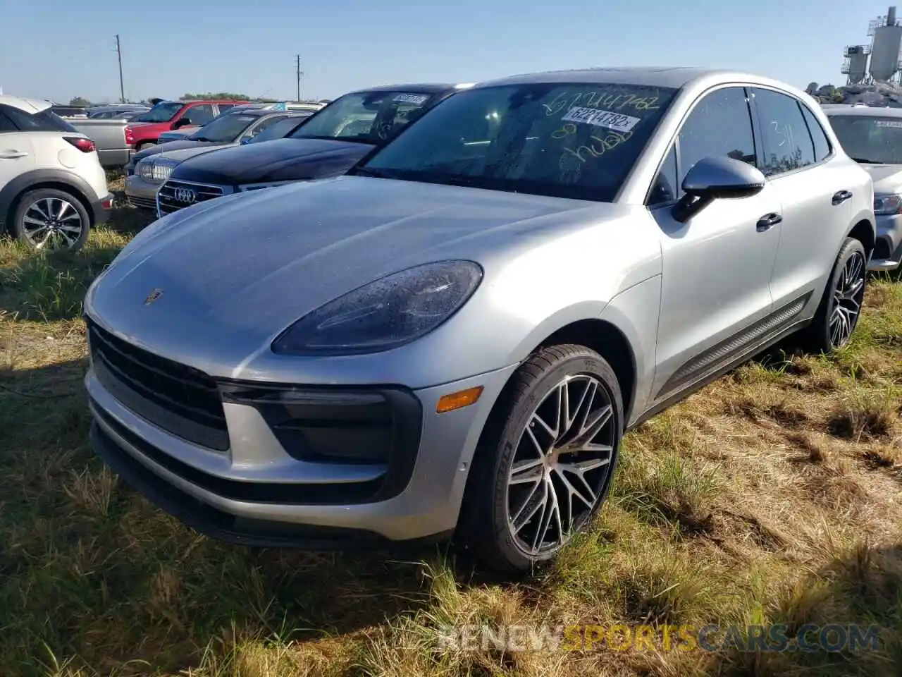 2 Photograph of a damaged car WP1AA2A59NLB11464 PORSCHE MACAN 2022