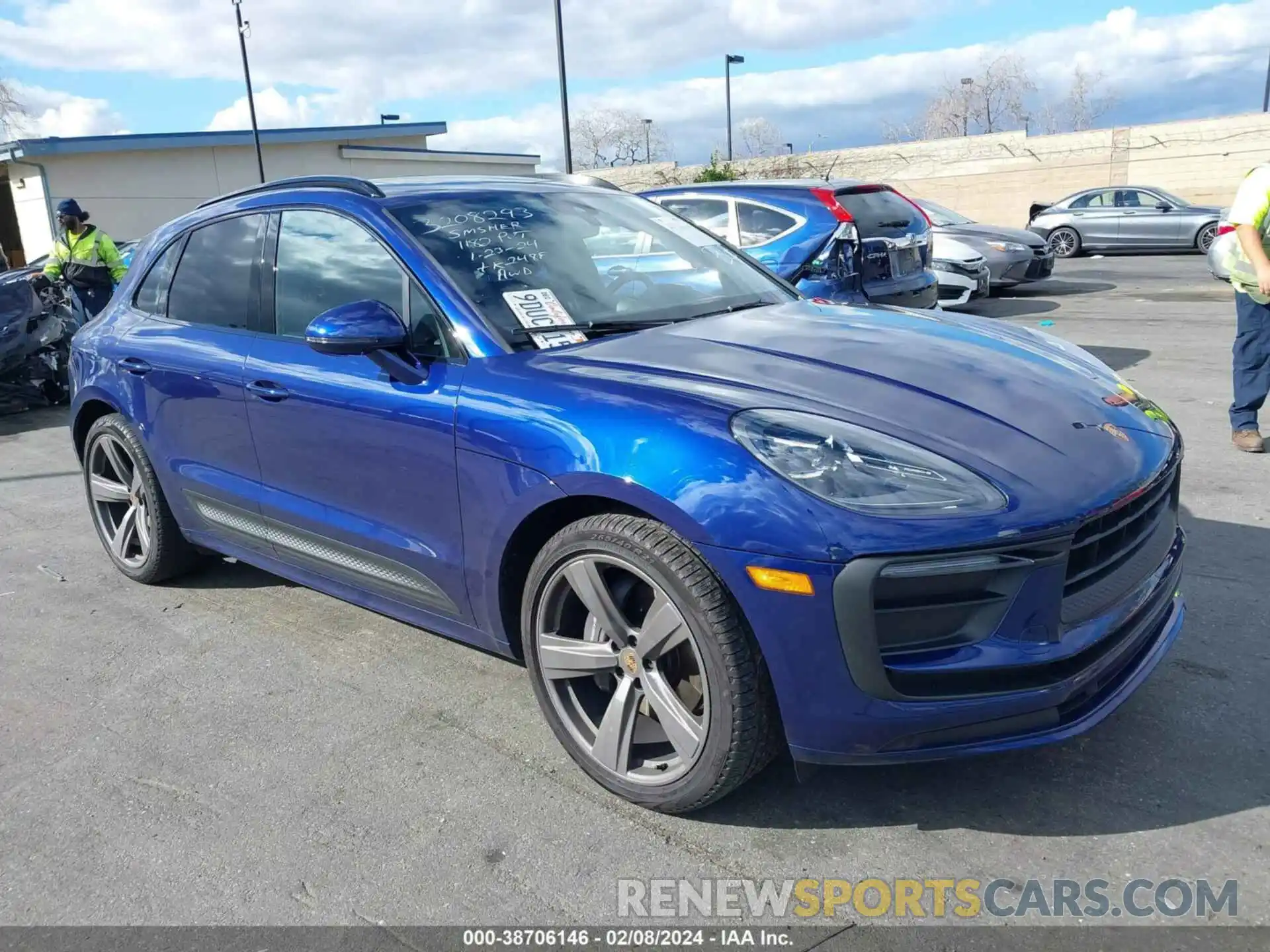 1 Photograph of a damaged car WP1AA2A5XNLB10002 PORSCHE MACAN 2022