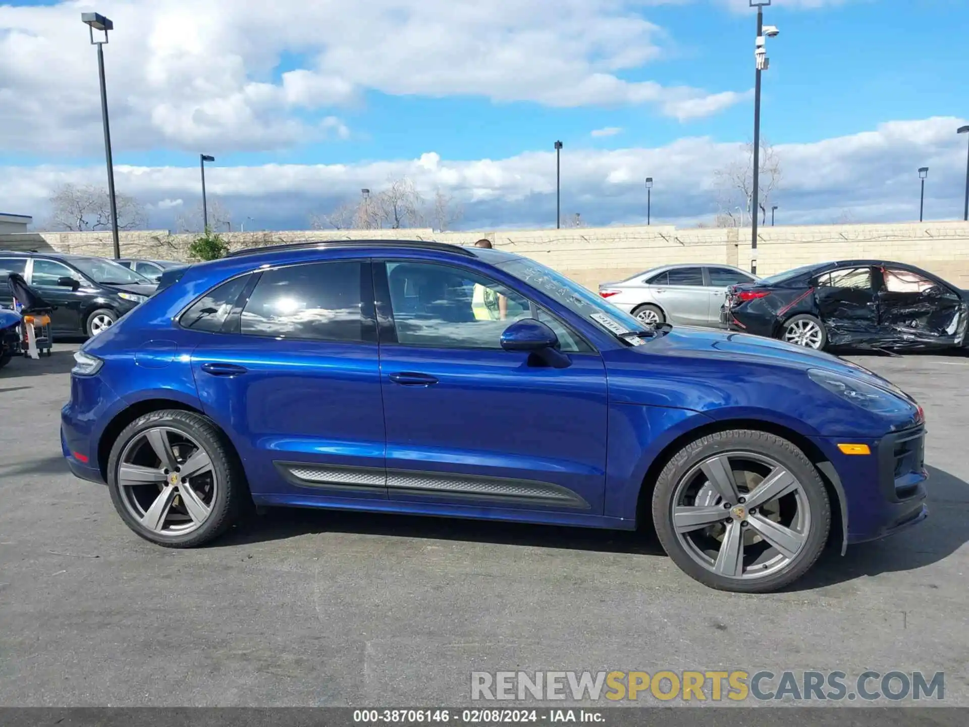 13 Photograph of a damaged car WP1AA2A5XNLB10002 PORSCHE MACAN 2022