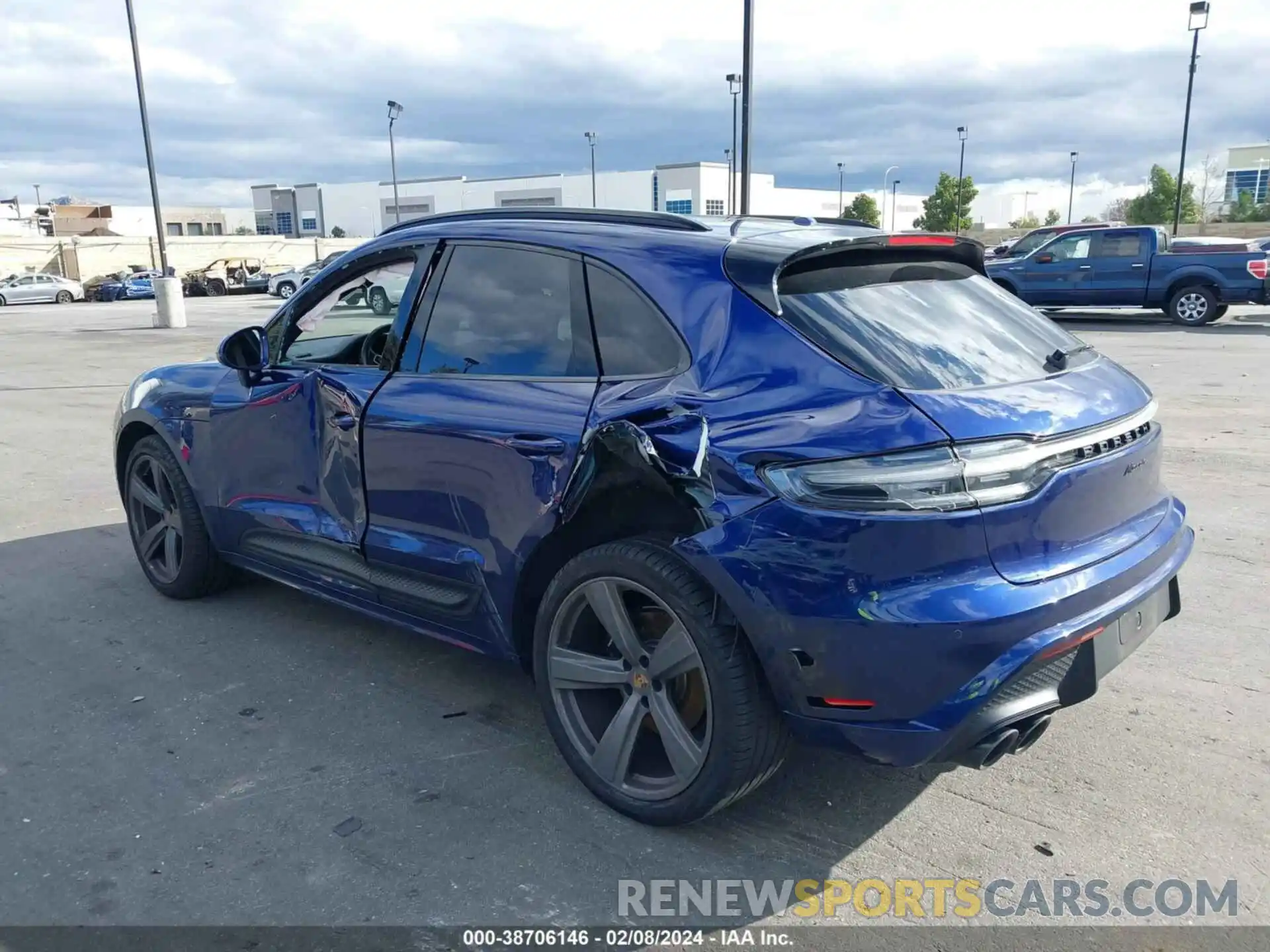 3 Photograph of a damaged car WP1AA2A5XNLB10002 PORSCHE MACAN 2022