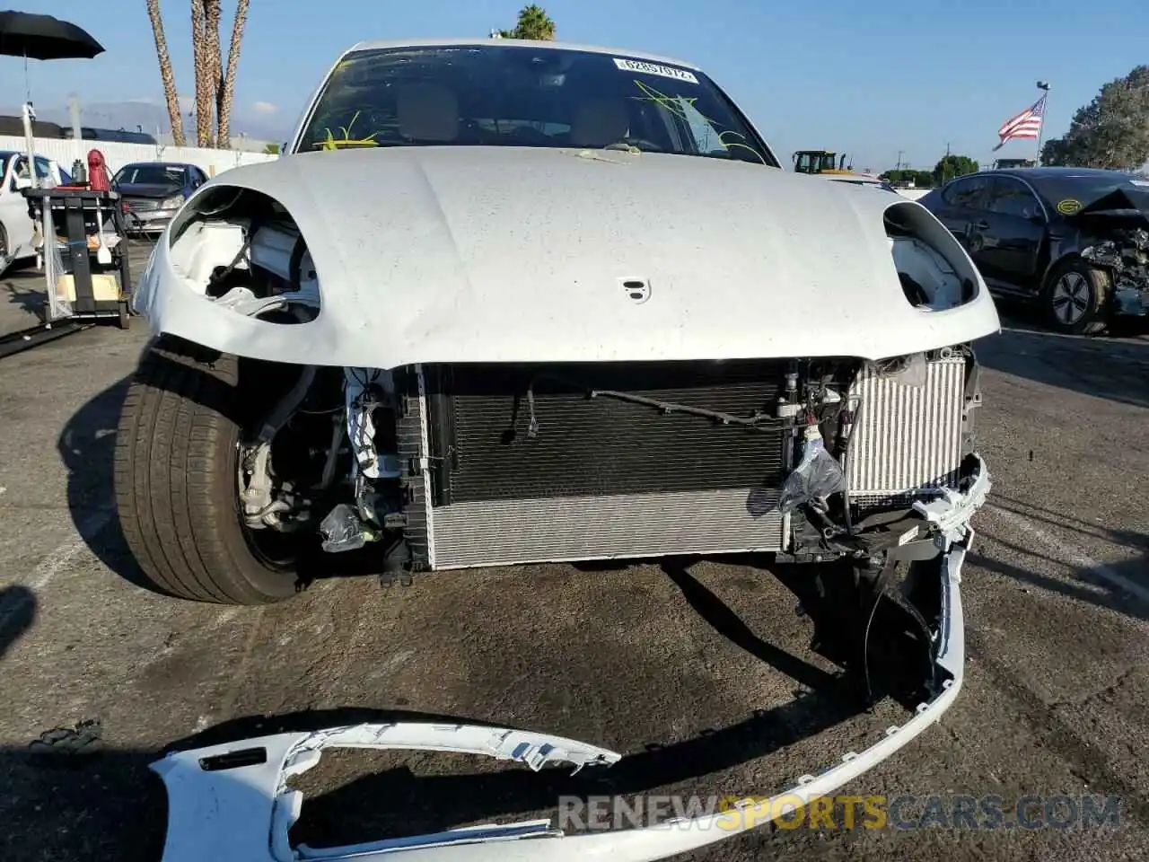 9 Photograph of a damaged car WP1AG2A52NLB22532 PORSCHE MACAN 2022