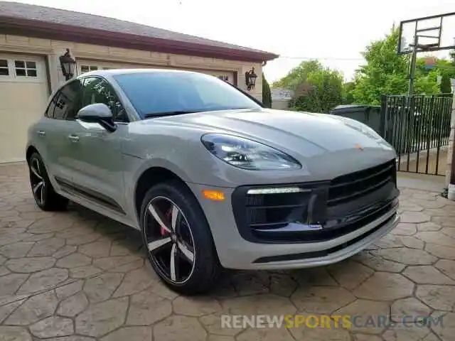 1 Photograph of a damaged car WP1AG2A54NLB20913 PORSCHE MACAN 2022