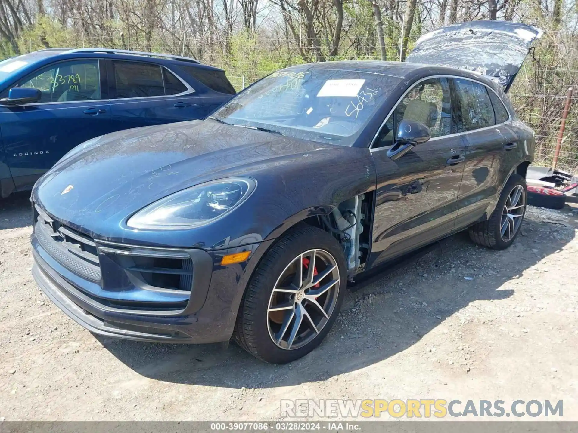 2 Photograph of a damaged car WP1AG2A56NLB22775 PORSCHE MACAN 2022