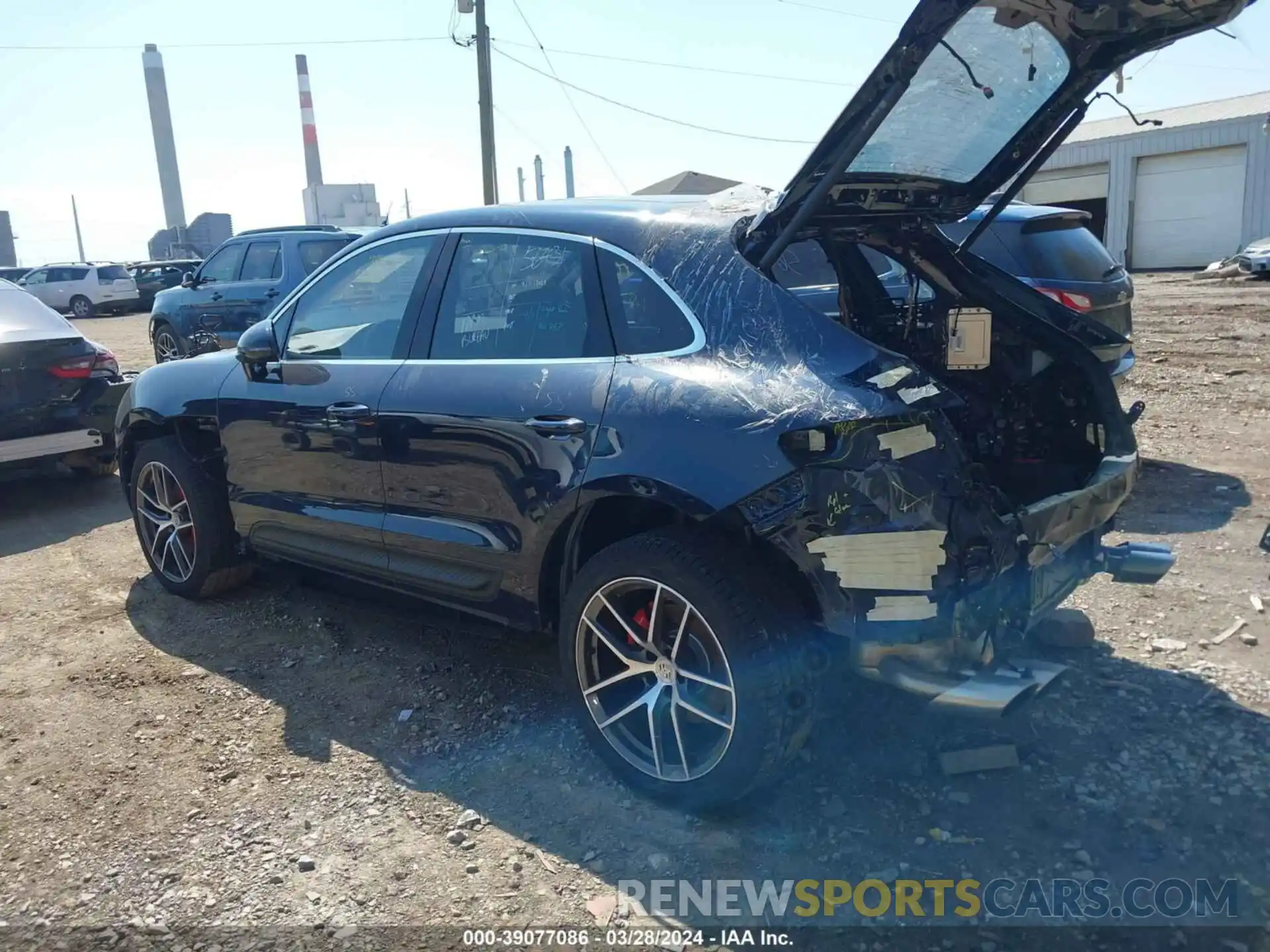 3 Photograph of a damaged car WP1AG2A56NLB22775 PORSCHE MACAN 2022