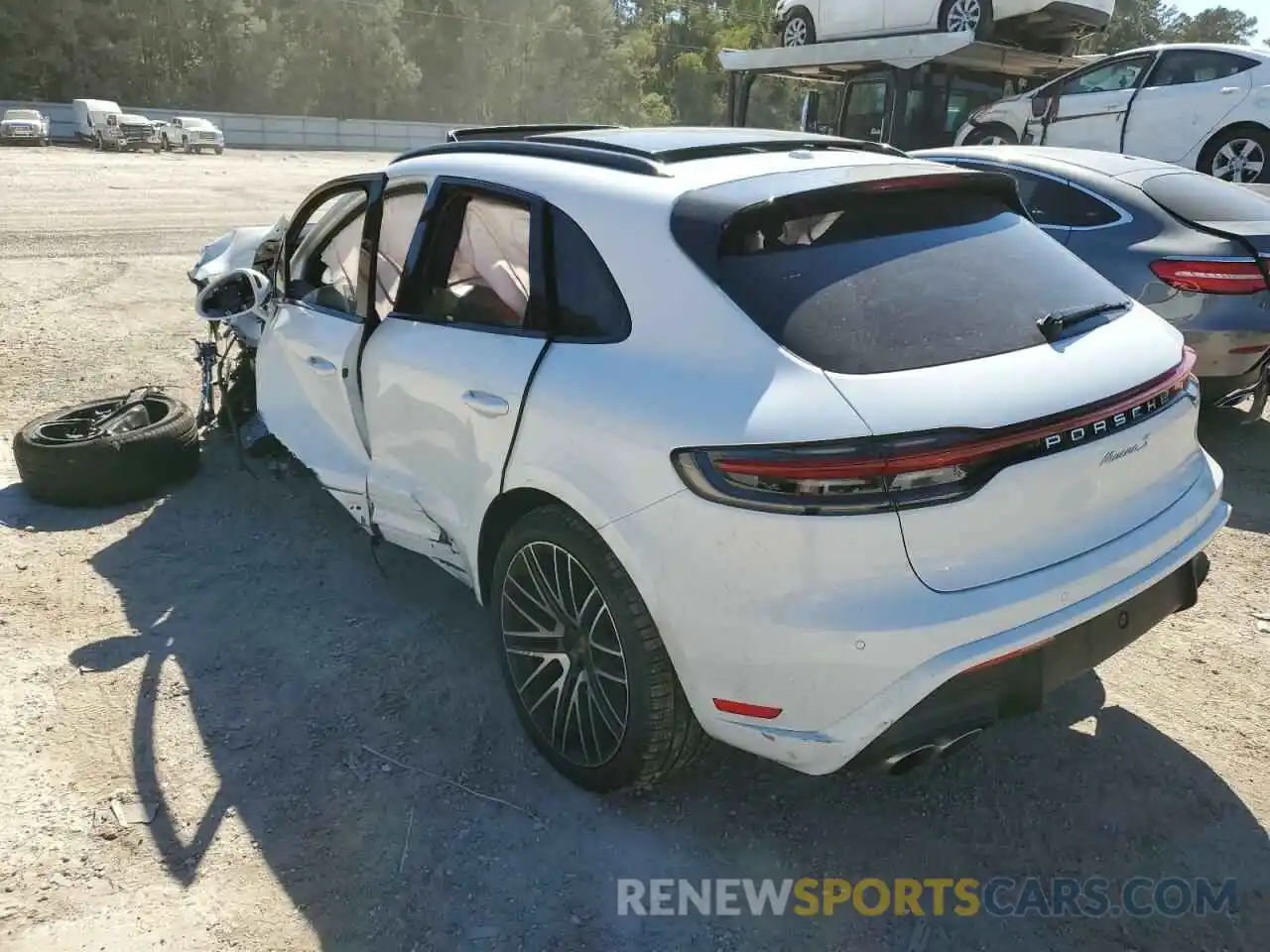 3 Photograph of a damaged car WP1AG2A57NLB22011 PORSCHE MACAN 2022