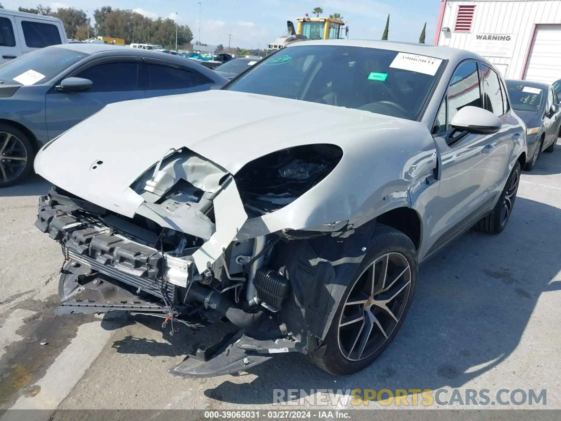 2 Photograph of a damaged car WP1AA2A50PLB11260 PORSCHE MACAN 2023