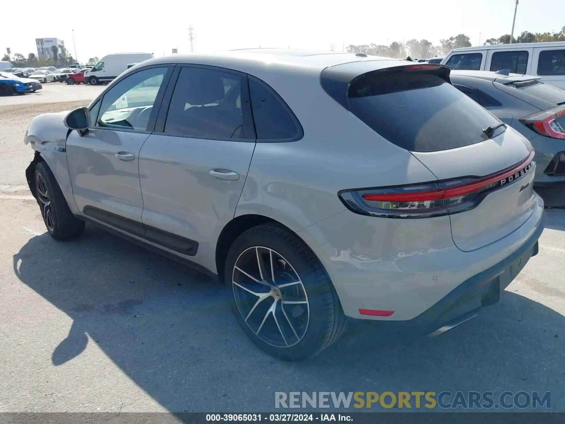 3 Photograph of a damaged car WP1AA2A50PLB11260 PORSCHE MACAN 2023