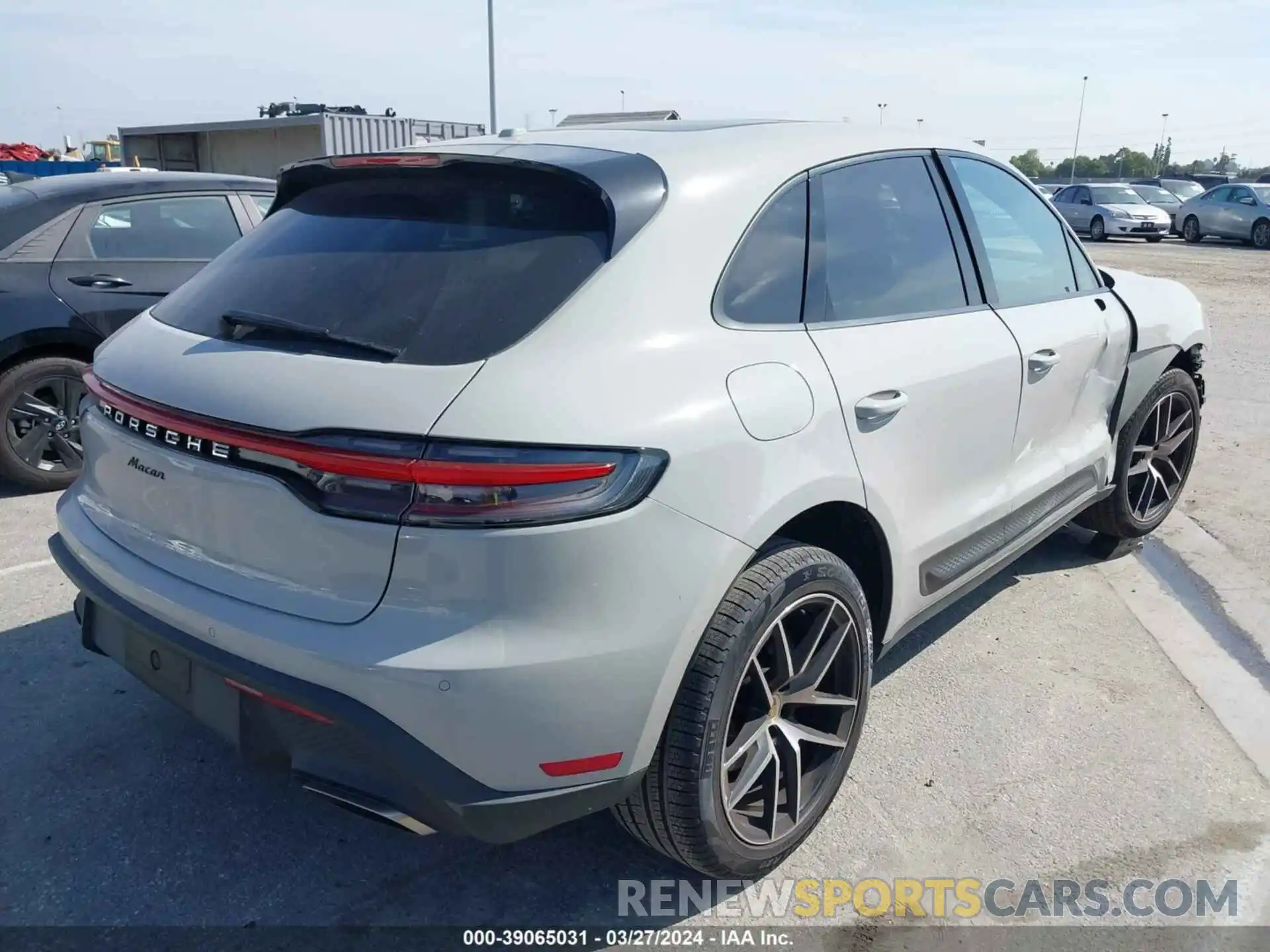 4 Photograph of a damaged car WP1AA2A50PLB11260 PORSCHE MACAN 2023