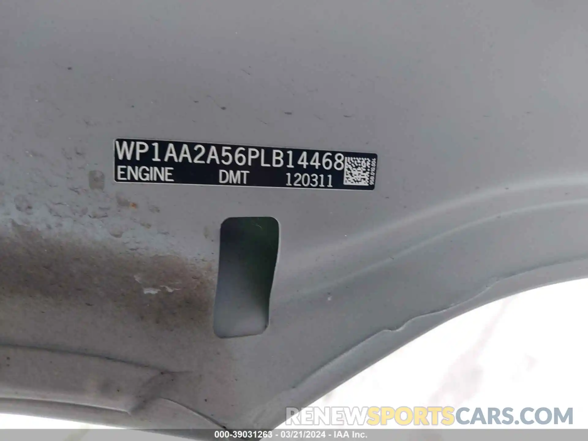 9 Photograph of a damaged car WP1AA2A56PLB14468 PORSCHE MACAN 2023