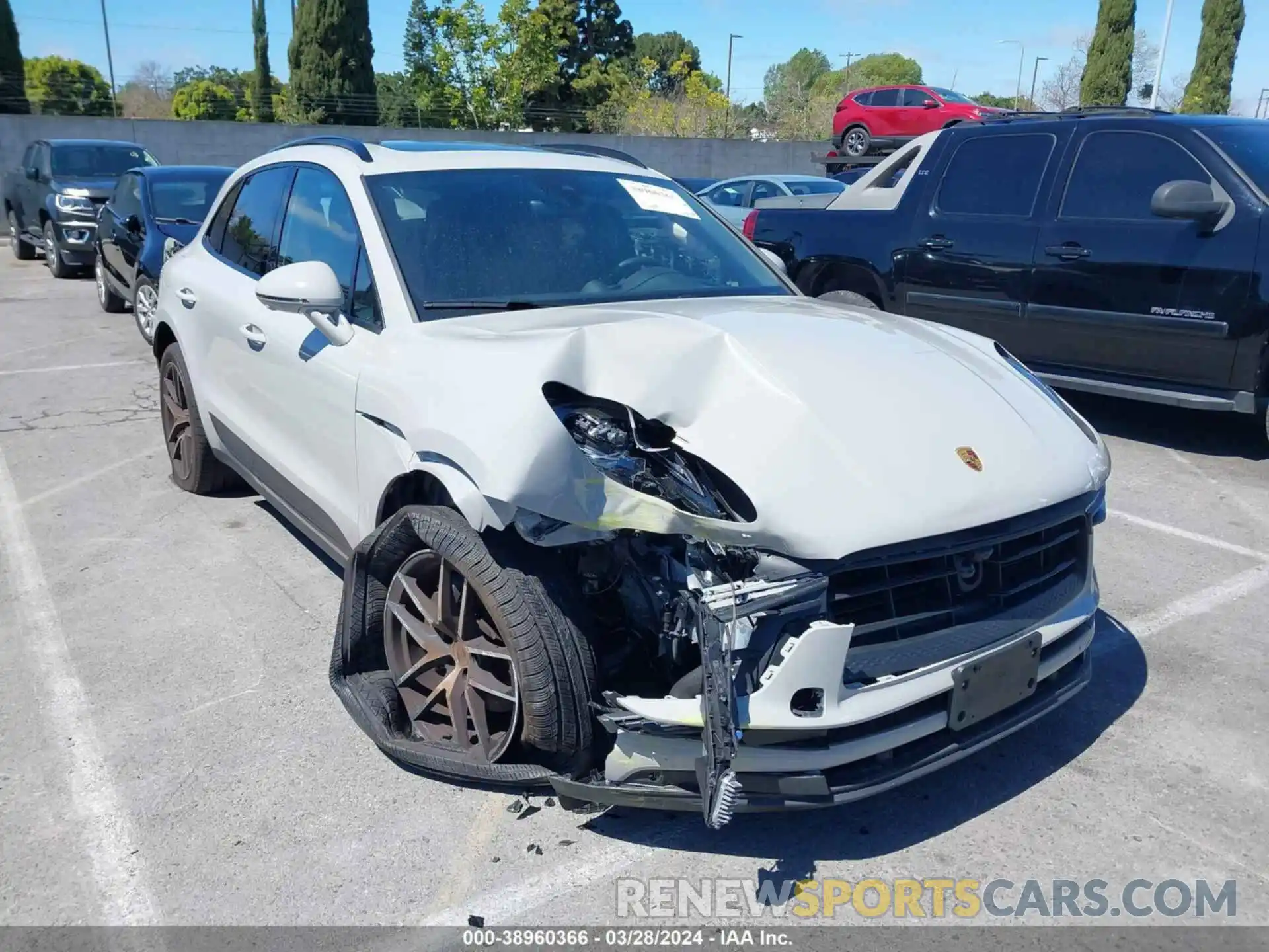 1 Photograph of a damaged car WP1AA2A59PLB06851 PORSCHE MACAN 2023