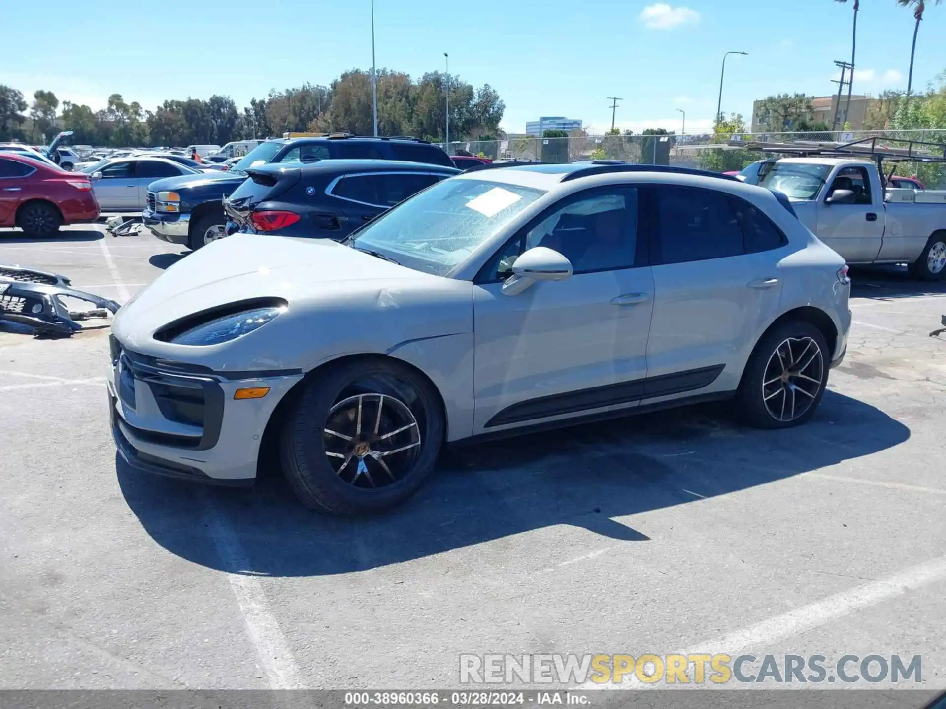 14 Photograph of a damaged car WP1AA2A59PLB06851 PORSCHE MACAN 2023