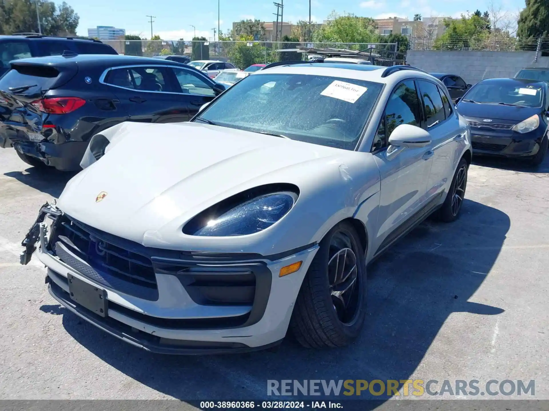 2 Photograph of a damaged car WP1AA2A59PLB06851 PORSCHE MACAN 2023