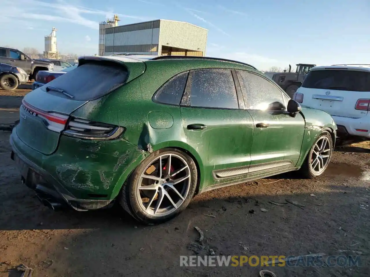 3 Фотография поврежденного автомобиля WP1AG2A51PLB35761 PORSCHE MACAN 2023