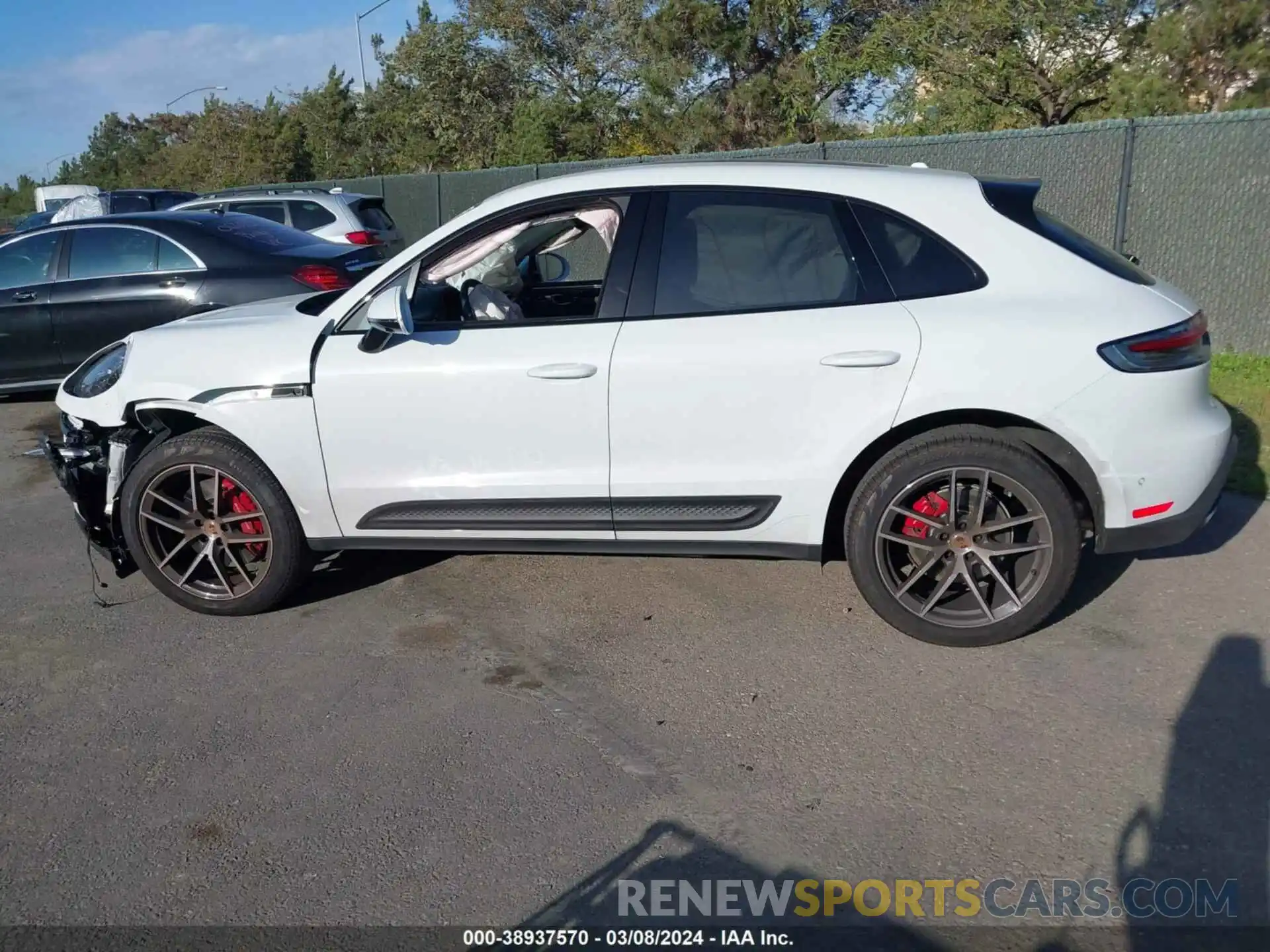 14 Photograph of a damaged car WP1AG2A52PLB38247 PORSCHE MACAN 2023