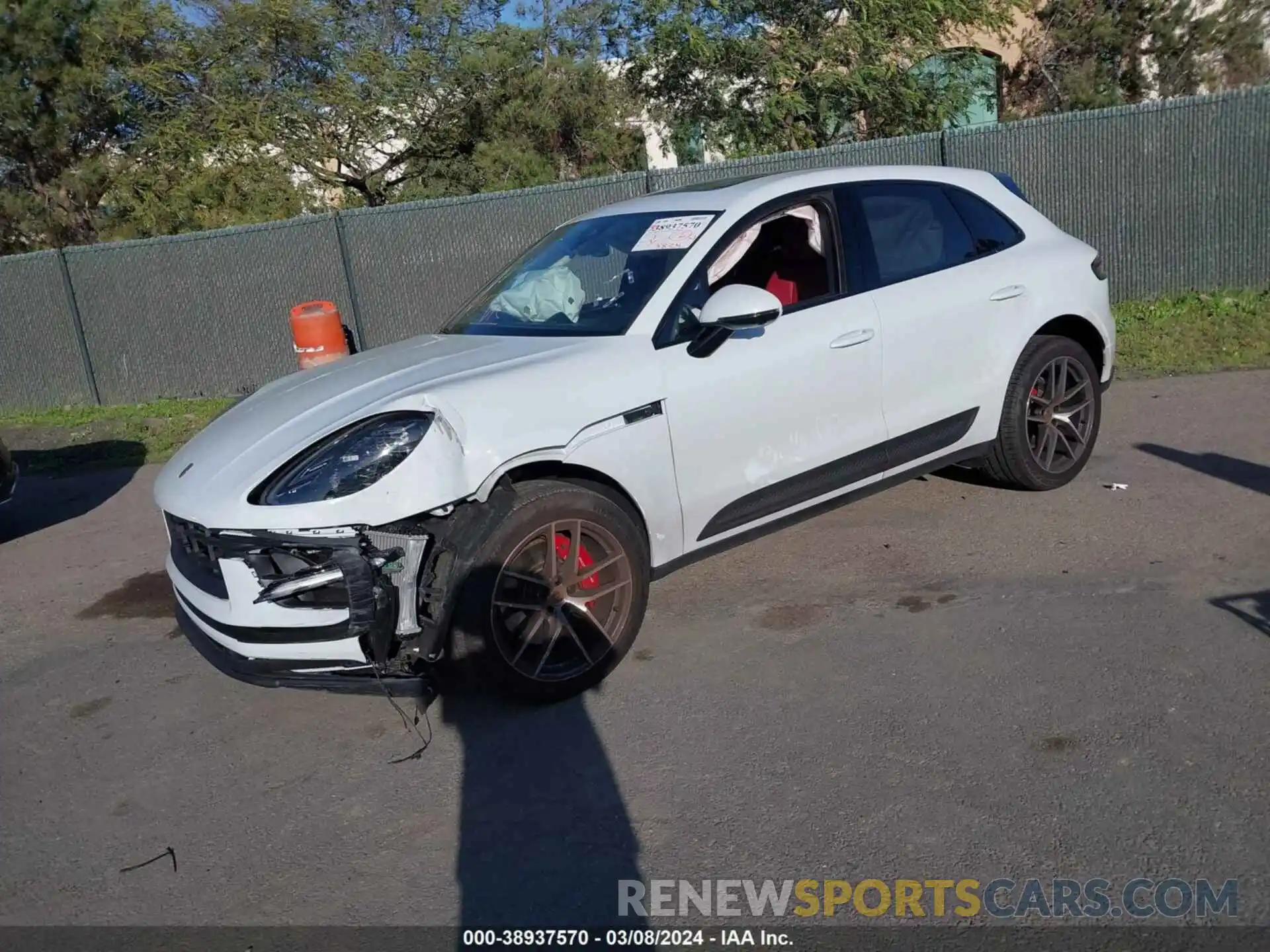 2 Photograph of a damaged car WP1AG2A52PLB38247 PORSCHE MACAN 2023