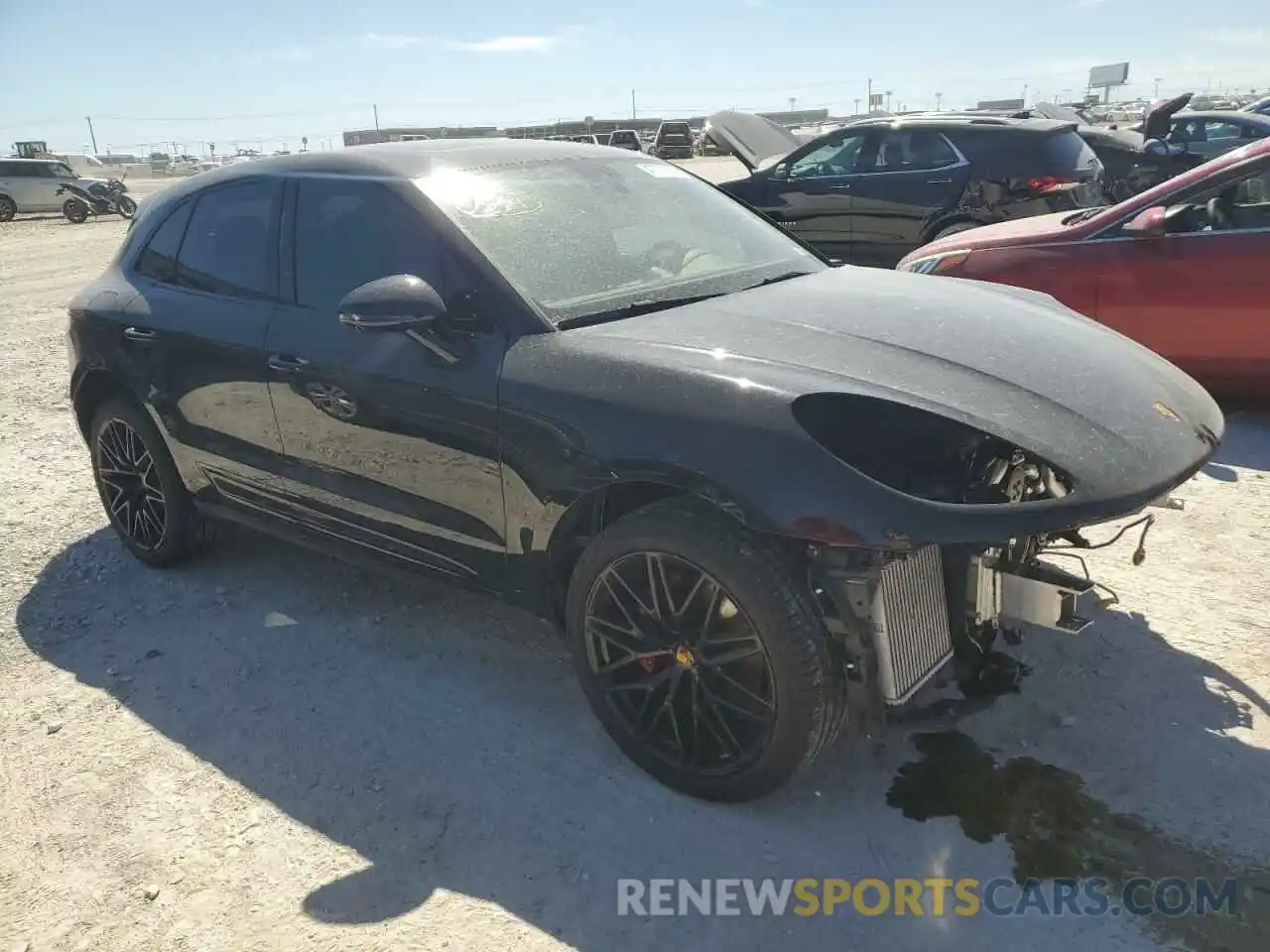 4 Photograph of a damaged car WP1AG2A59PLB39430 PORSCHE MACAN 2023