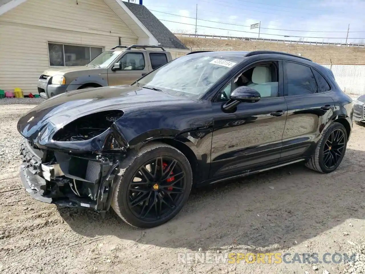 1 Photograph of a damaged car WP1AF2A53RLB55502 PORSCHE MACAN 2024