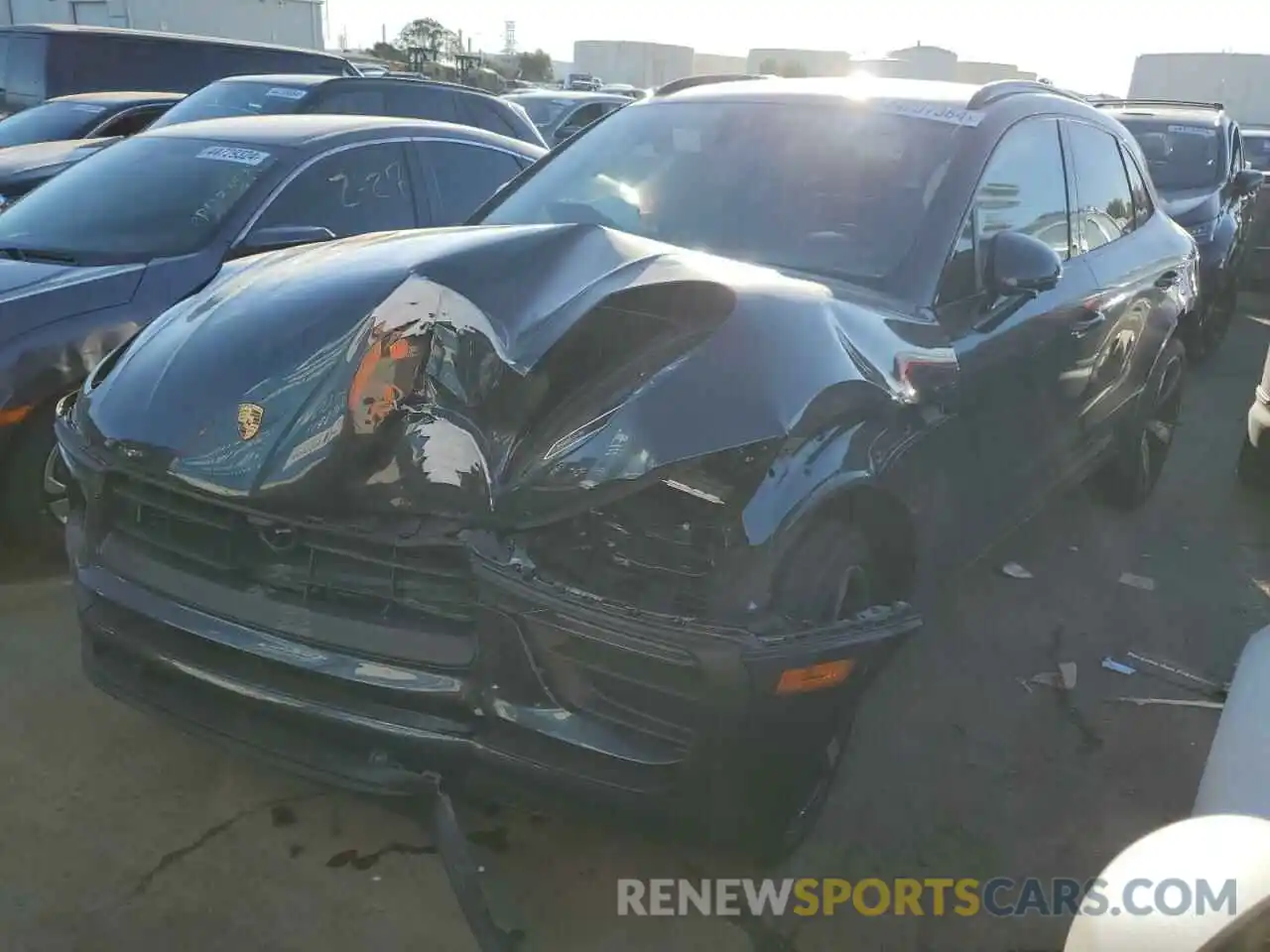 1 Photograph of a damaged car WP1AA2A51RLB00058 PORSCHE MACAN BASE 2024