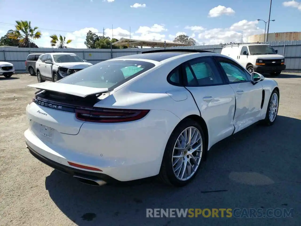 4 Photograph of a damaged car WP0AA2A70KL100416 PORSCHE PANAMERA 2019