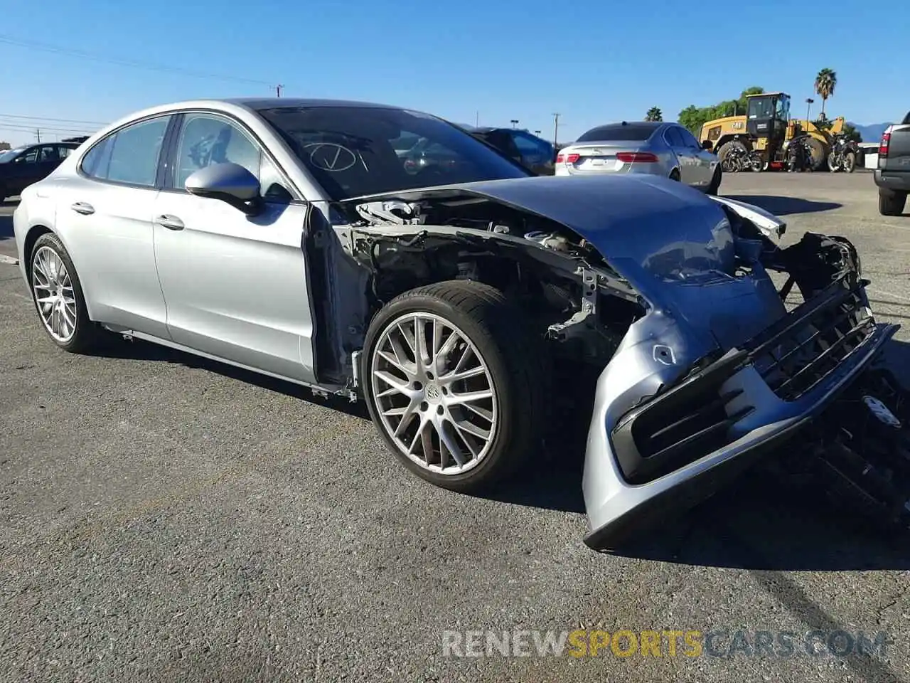 1 Photograph of a damaged car WP0AA2A70KL100884 PORSCHE PANAMERA 2019