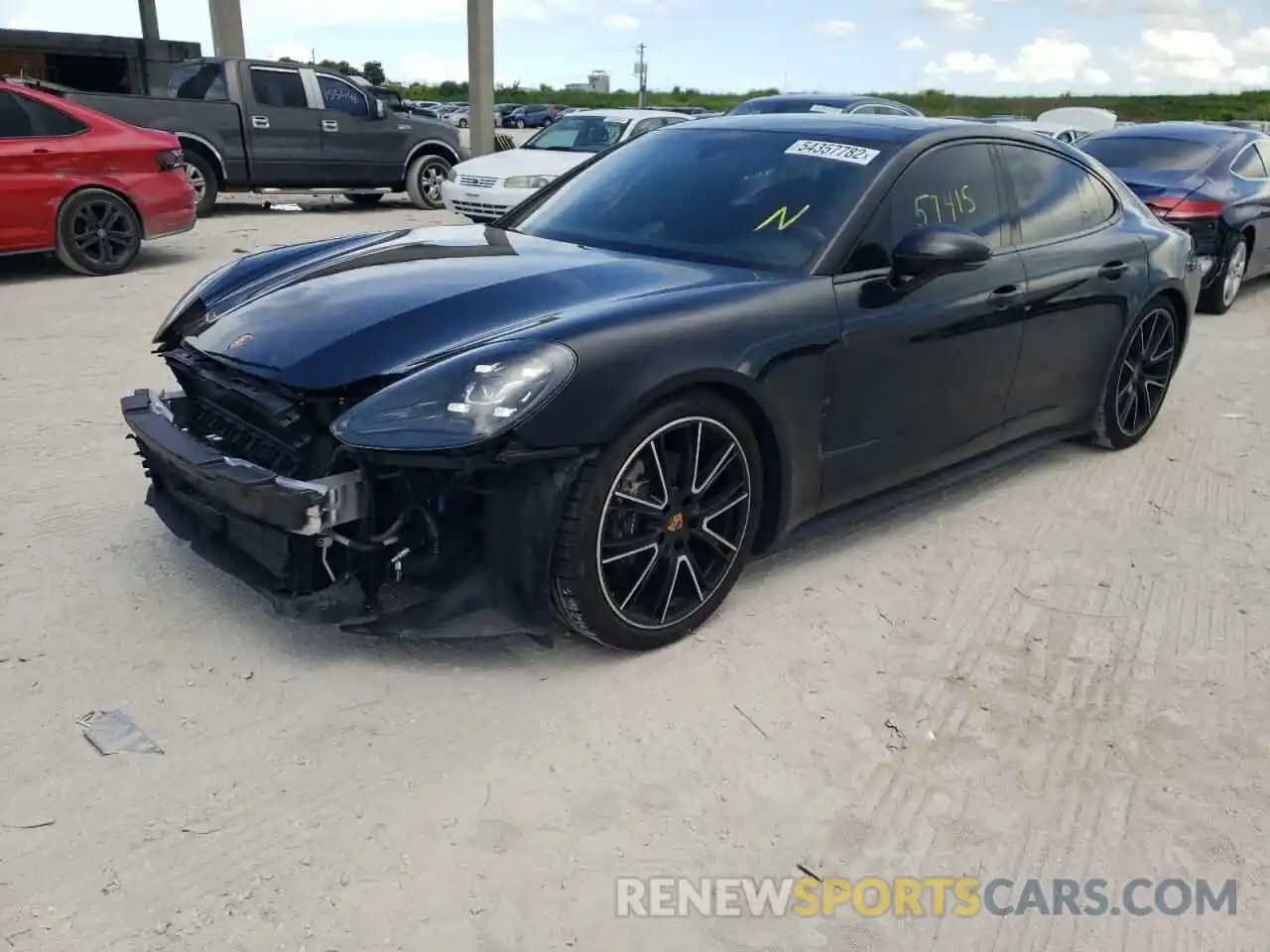 2 Photograph of a damaged car WP0AA2A70KL102165 PORSCHE PANAMERA 2019