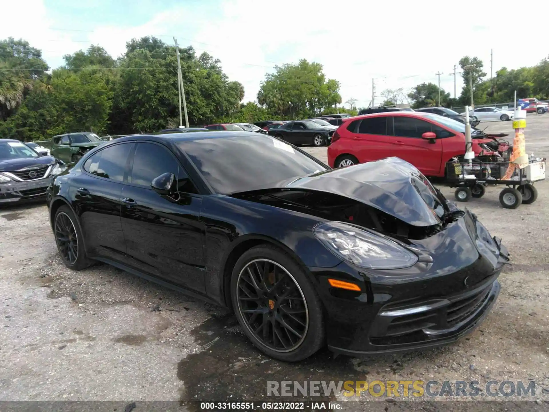 1 Photograph of a damaged car WP0AA2A71KL101347 PORSCHE PANAMERA 2019