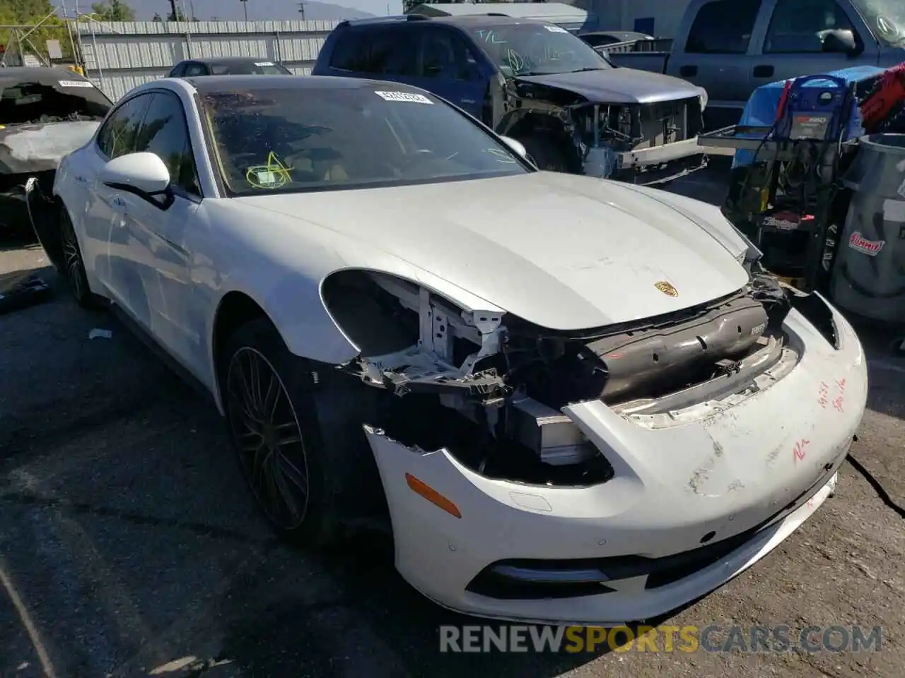 1 Photograph of a damaged car WP0AA2A72KL100451 PORSCHE PANAMERA 2019