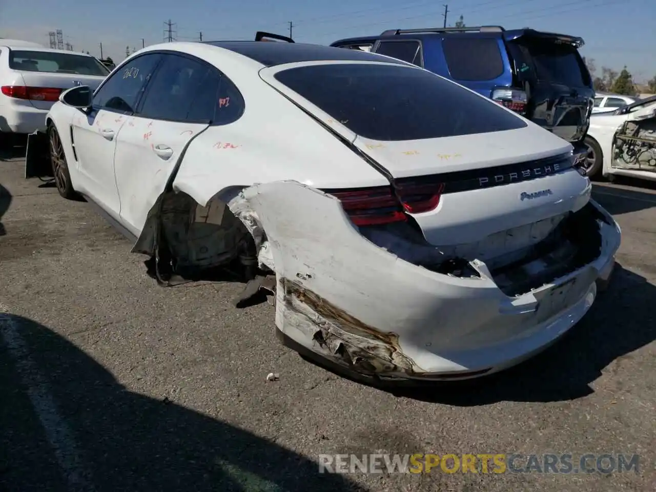 3 Photograph of a damaged car WP0AA2A72KL100451 PORSCHE PANAMERA 2019