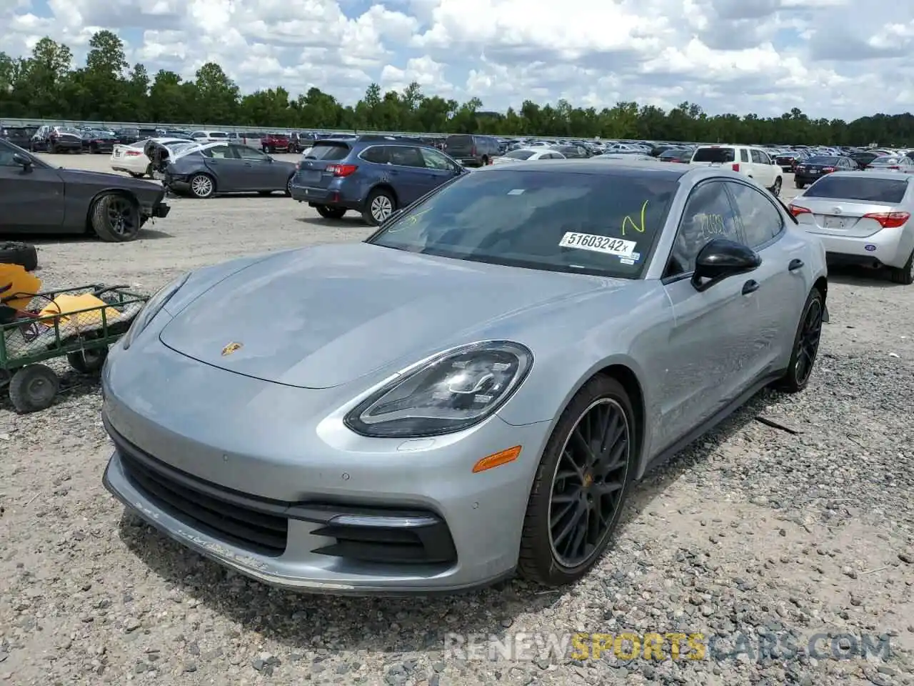 2 Photograph of a damaged car WP0AA2A72KL100885 PORSCHE PANAMERA 2019