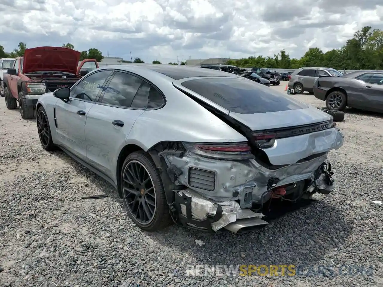 3 Photograph of a damaged car WP0AA2A72KL100885 PORSCHE PANAMERA 2019