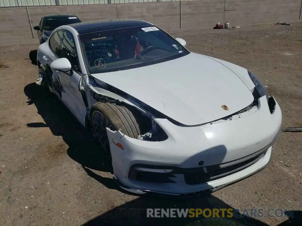 1 Photograph of a damaged car WP0AA2A72KL101583 PORSCHE PANAMERA 2019