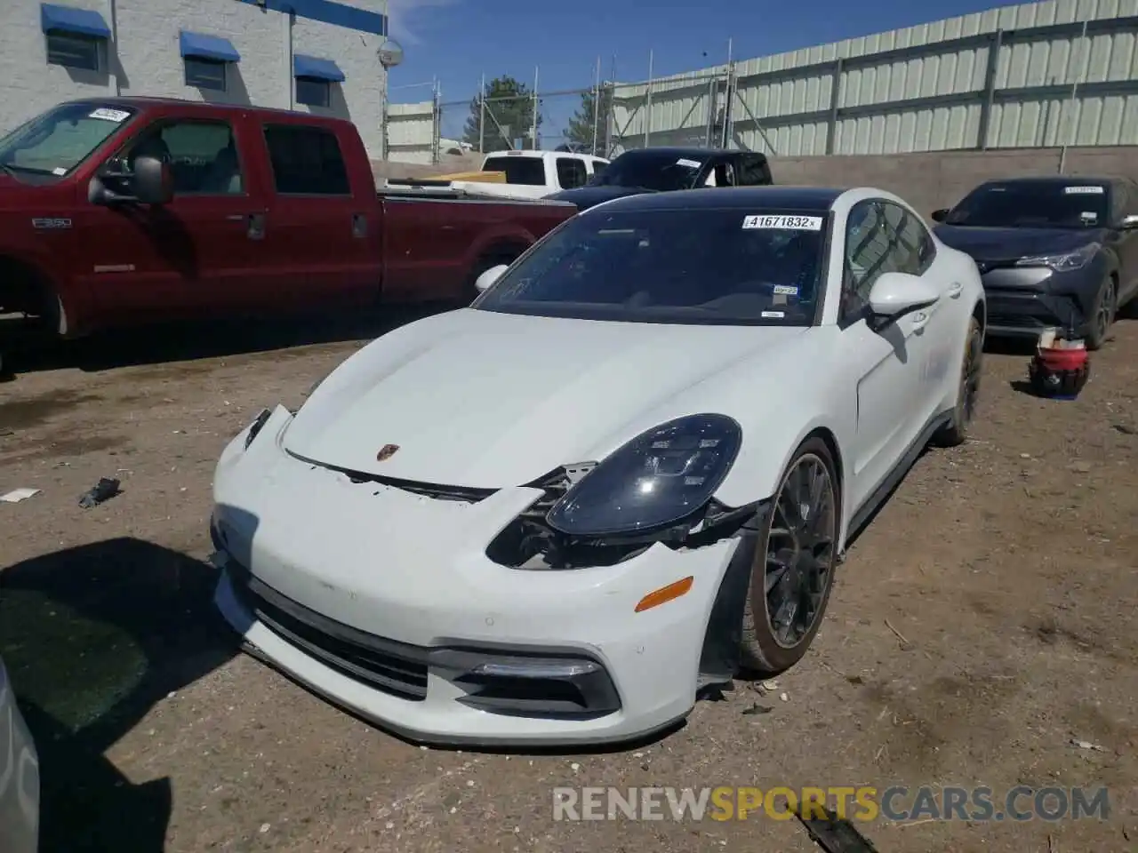 2 Photograph of a damaged car WP0AA2A72KL101583 PORSCHE PANAMERA 2019